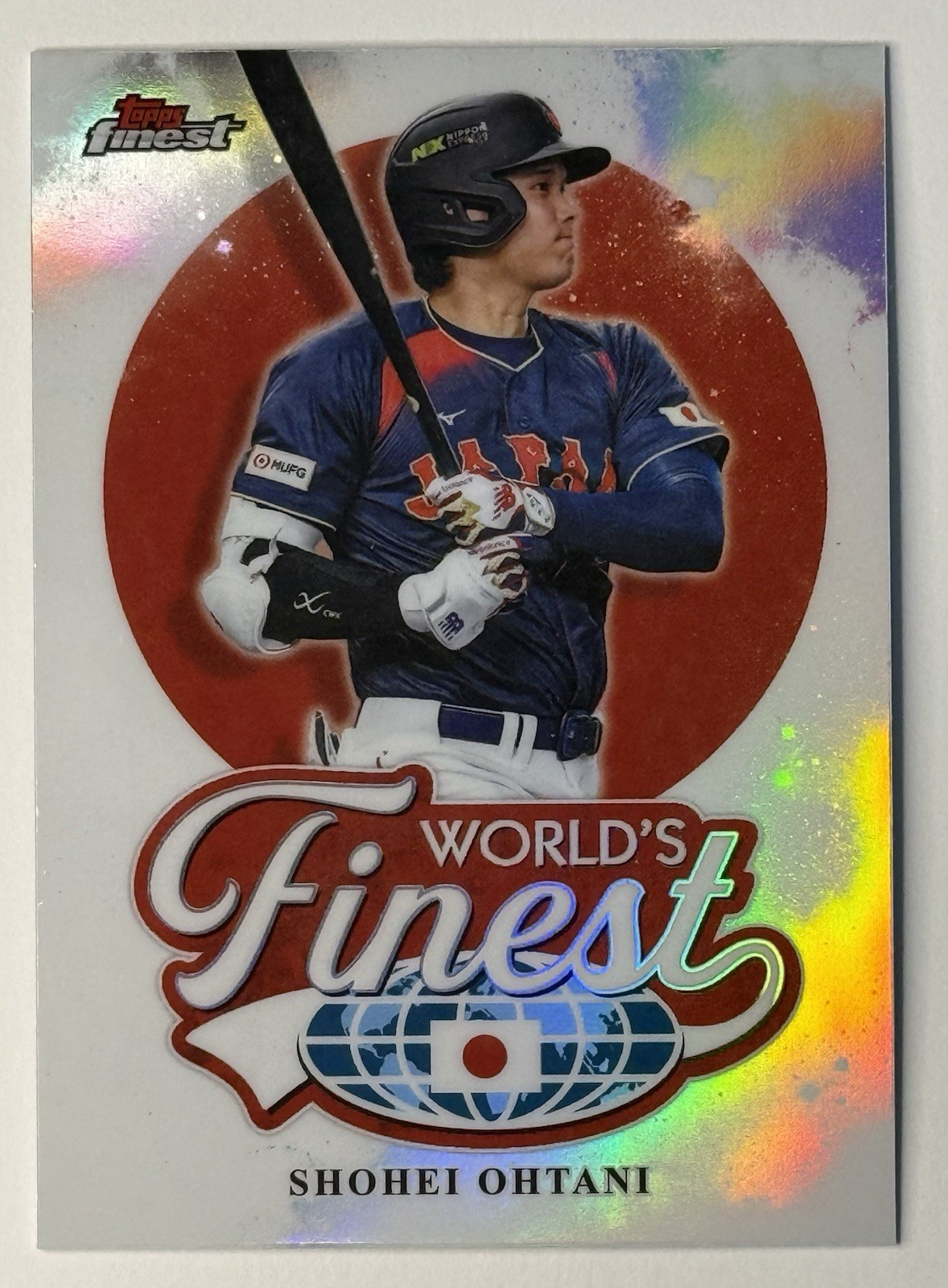 Topps 2026 Finest WBC Shohei Ohtani World’s Finest Refractor WF-22