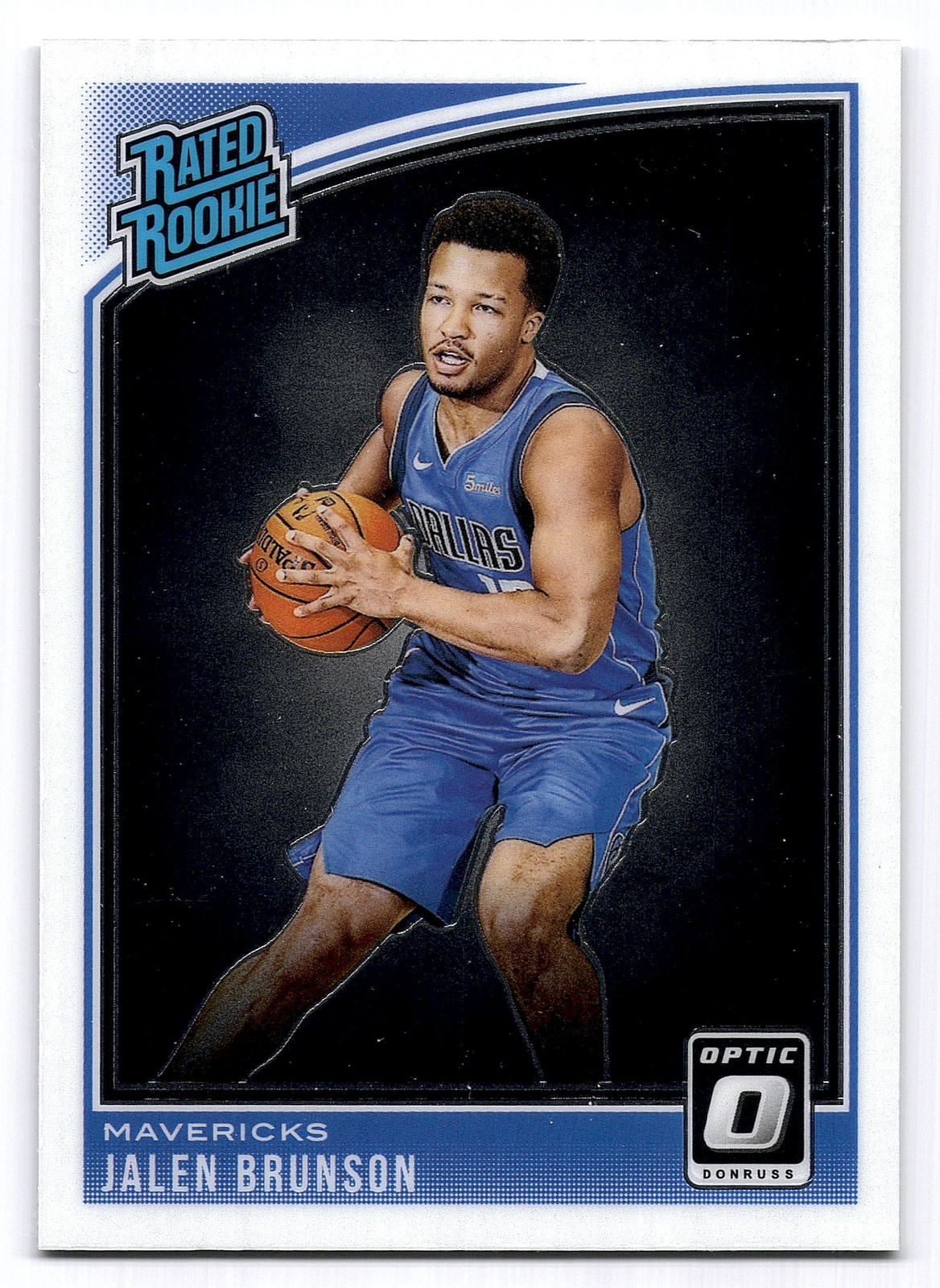 2018-19 Panini Donruss Optic #179 Jalen Brunson RC Mavs Knicks * High Grade *