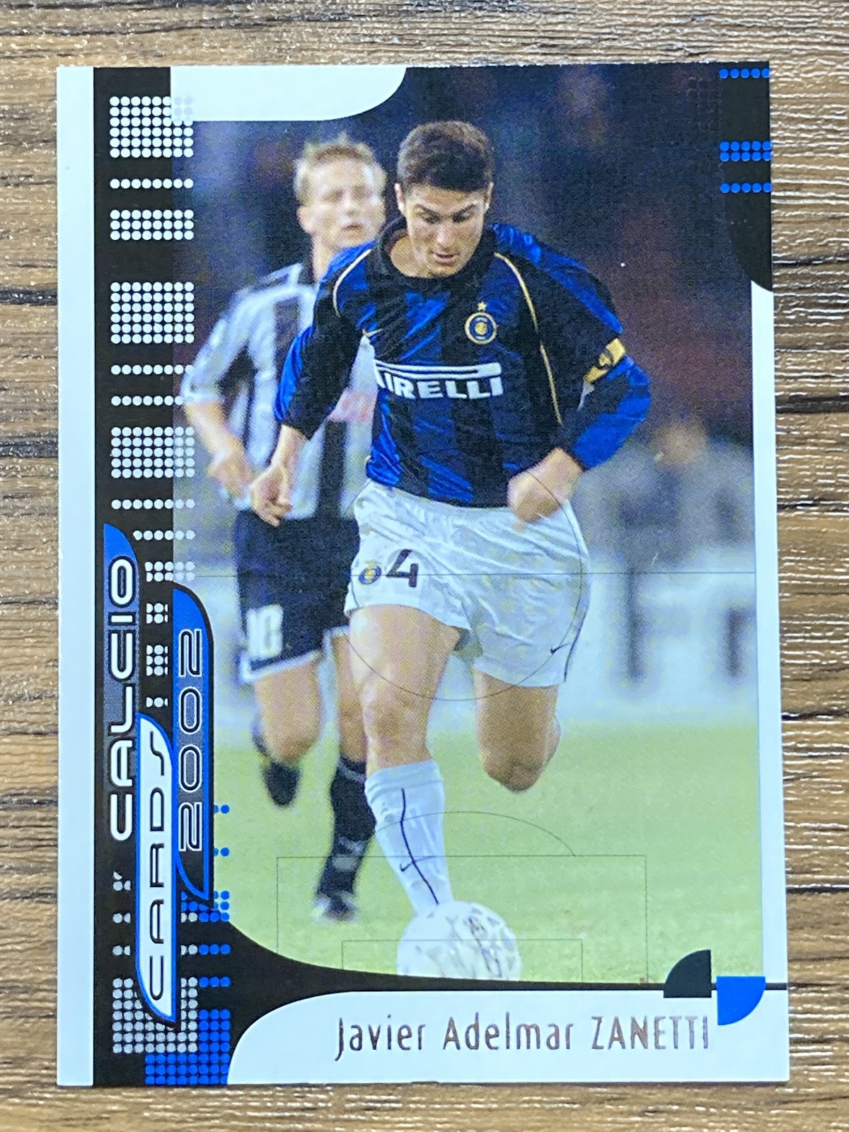 Panini Card Calcio 2002 Serie A No.40 Javier Zanetti Inter Milan
