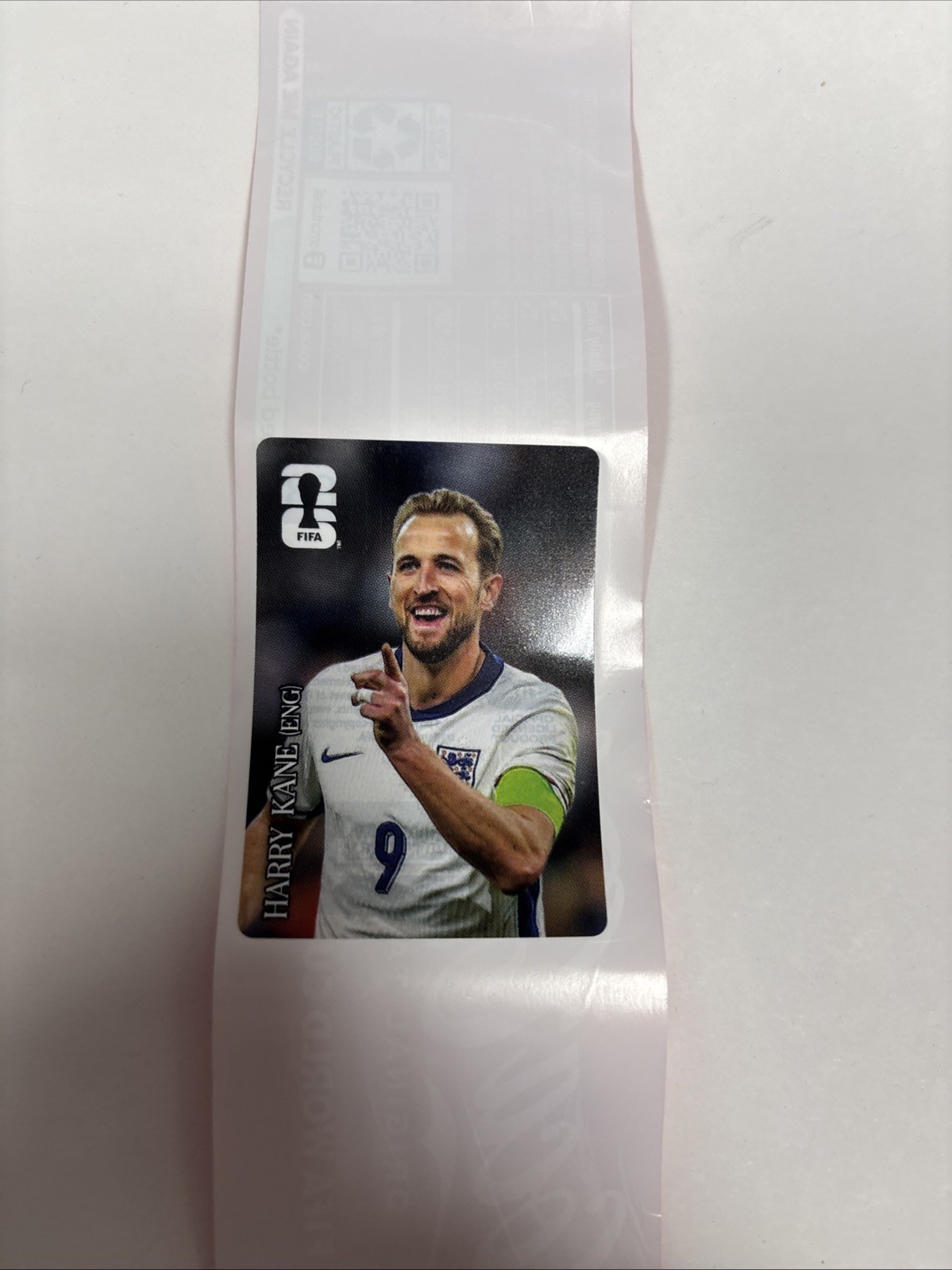 2026 Panini World Cup Stickers – Harry Kane (England) – Coca-Cola Exclusive