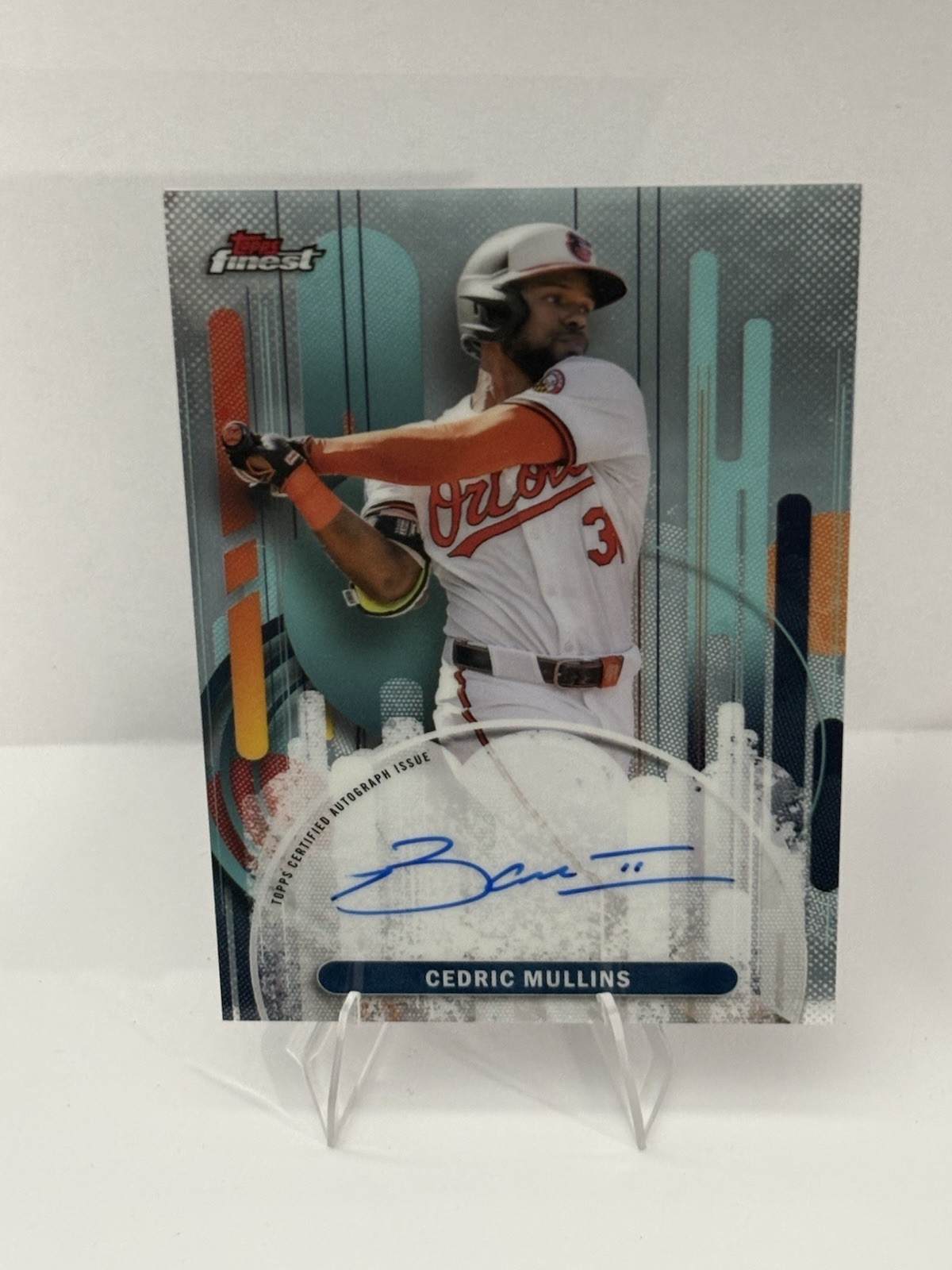 2025 Topps Finest – Finest Autographs Cedric Mullins #FA-CMU (AU)