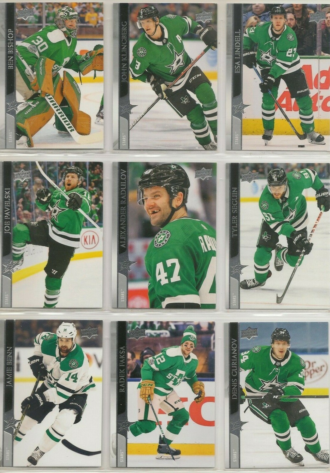 DALLAS STARS ~ 2020-21 Upper Deck Series 1 & 2 TEAM SET ~ 13 Hockey Cards ~ BENN