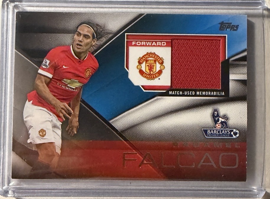2014 Topps Premier Gold – Football Fibers Relics Radamel Falcao #FFR-RF (MEM)
