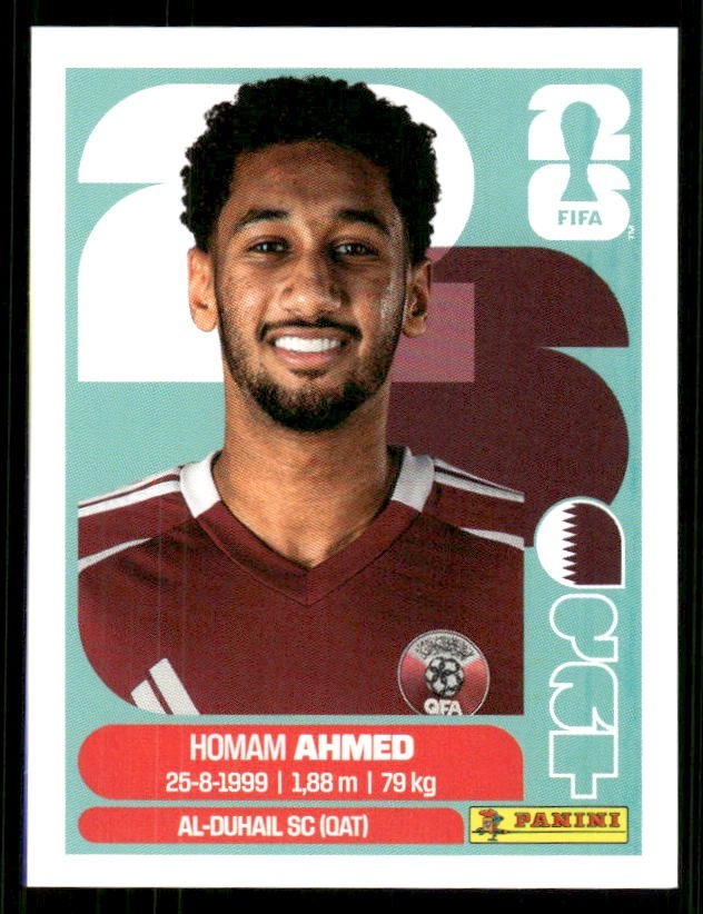 2026 USA Fifa World Cup Panini Sticker HOMAM AHMED Qatar QAT5