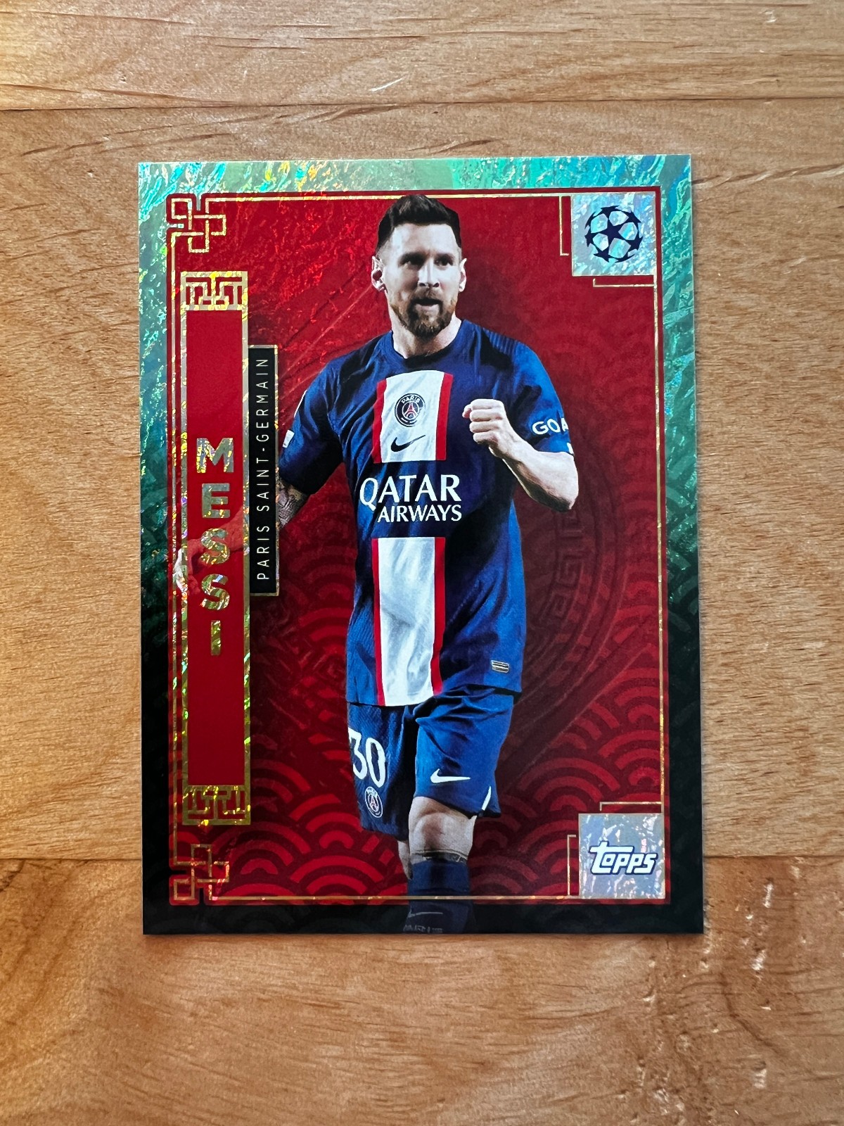 Lionel 2022-23 Topps Jade UEFA Club Competitions Chinese New Year FIFA Argentina