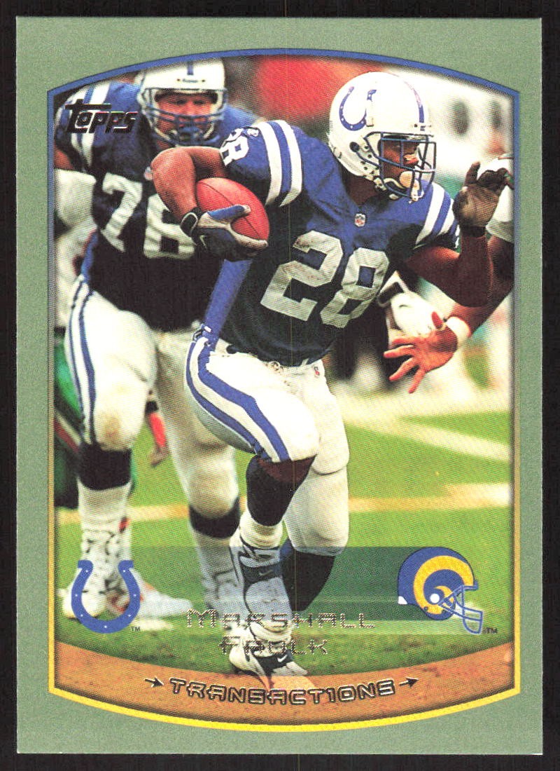 6100H 1999 Topps #40 Marshall Faulk
