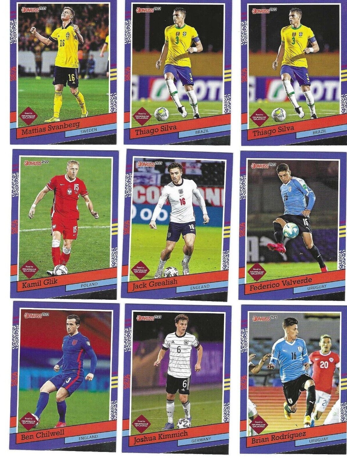 2021-22 Panini Donruss Soccer – Craftsmen/Marvels/Retro/Zero Gravity/91 Tribute