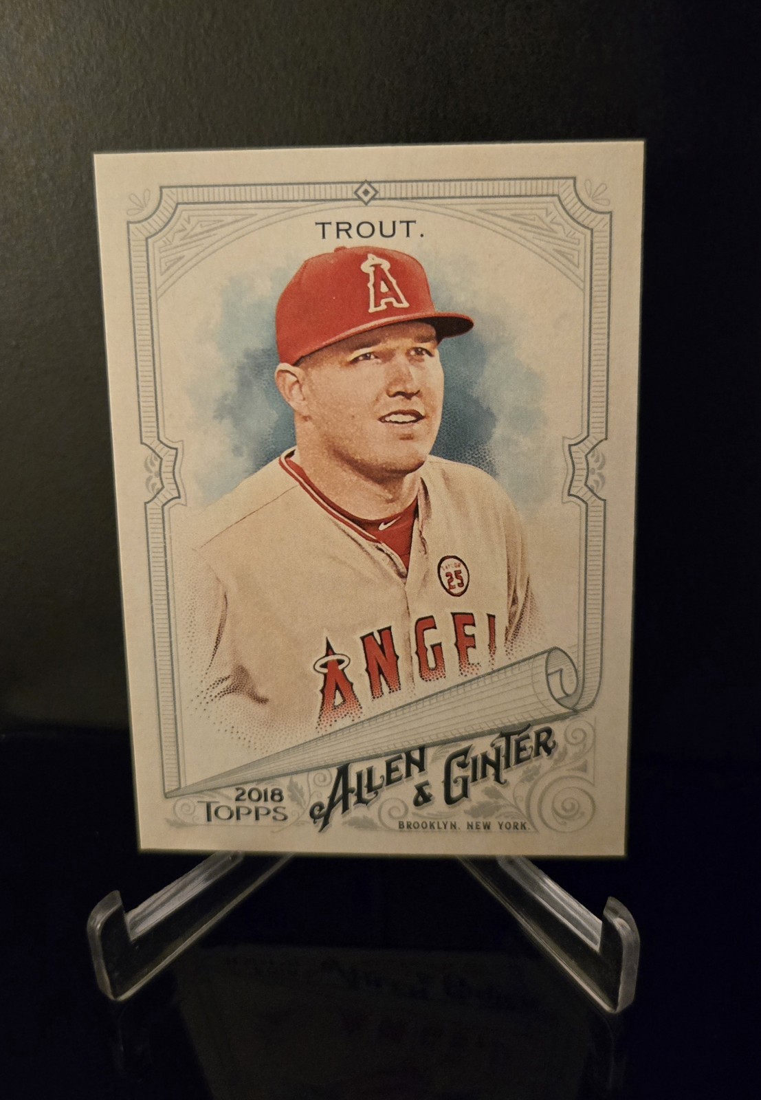 MIKE TROUT 🔥 2018 Topps Allen & Ginter Baseball Card #1 Los Angeles Angels