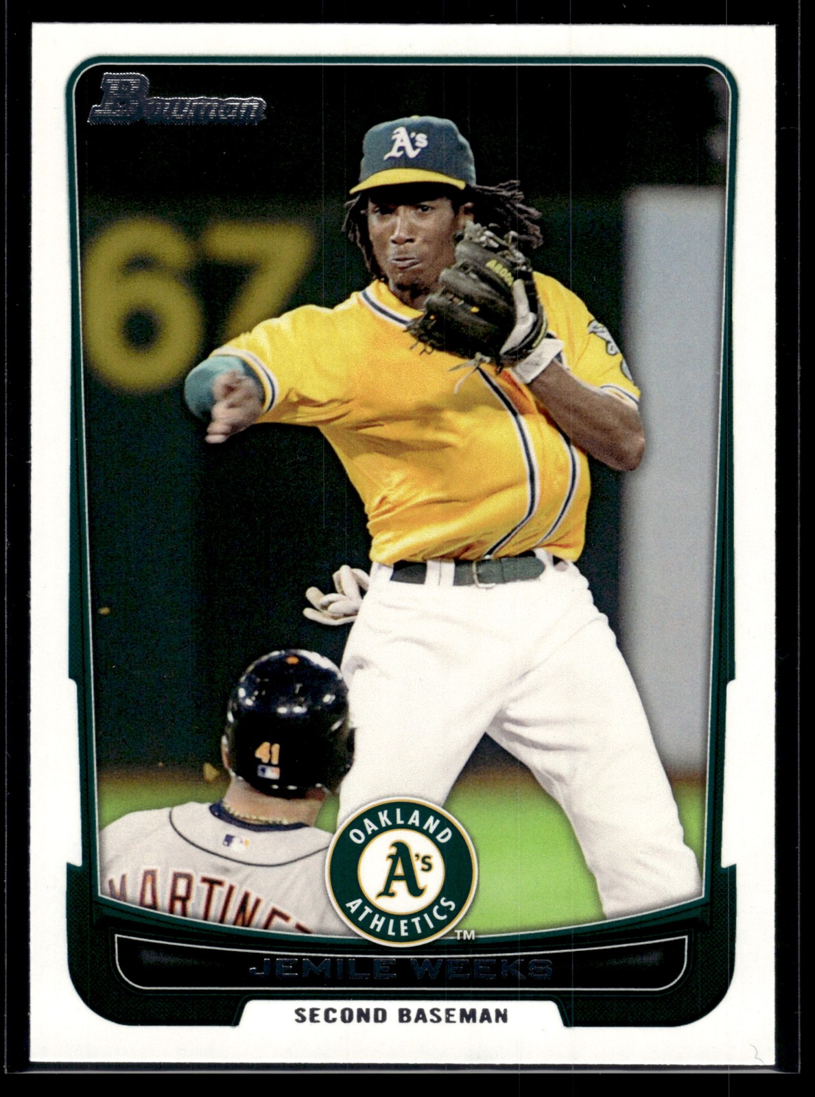 Jemile Weeks 2012 Bowman Card #61