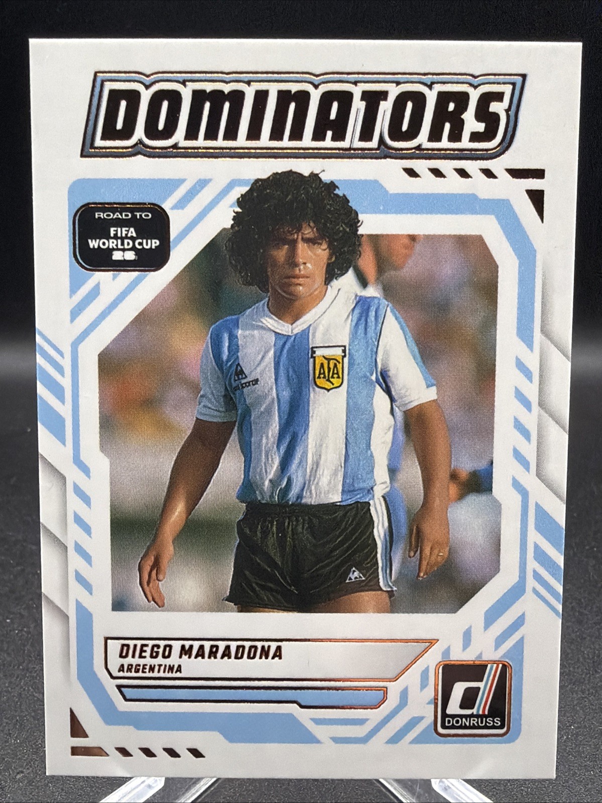 Panini Donruss 2025-26 Diego Maradona Dominators #23 Argentina FIFA World Cup