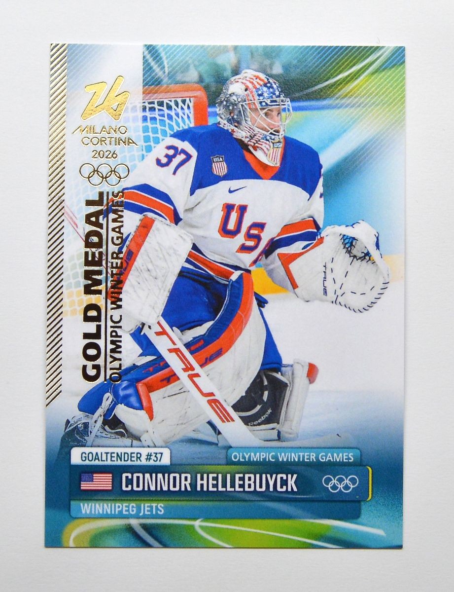 2026 GudCards Olympics Team USA #3 Connor Hellebuyck