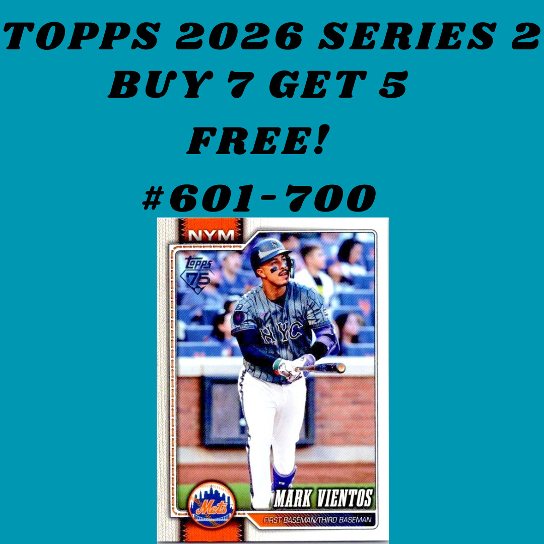 2026 Topps Series 2 Baseball Base Singles #601-700 You Pick Complete Your Set