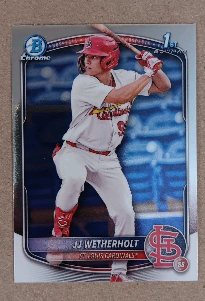 2025 Bowman – Chrome Prospects JJ Wetherholt #BCP-22 (RC)