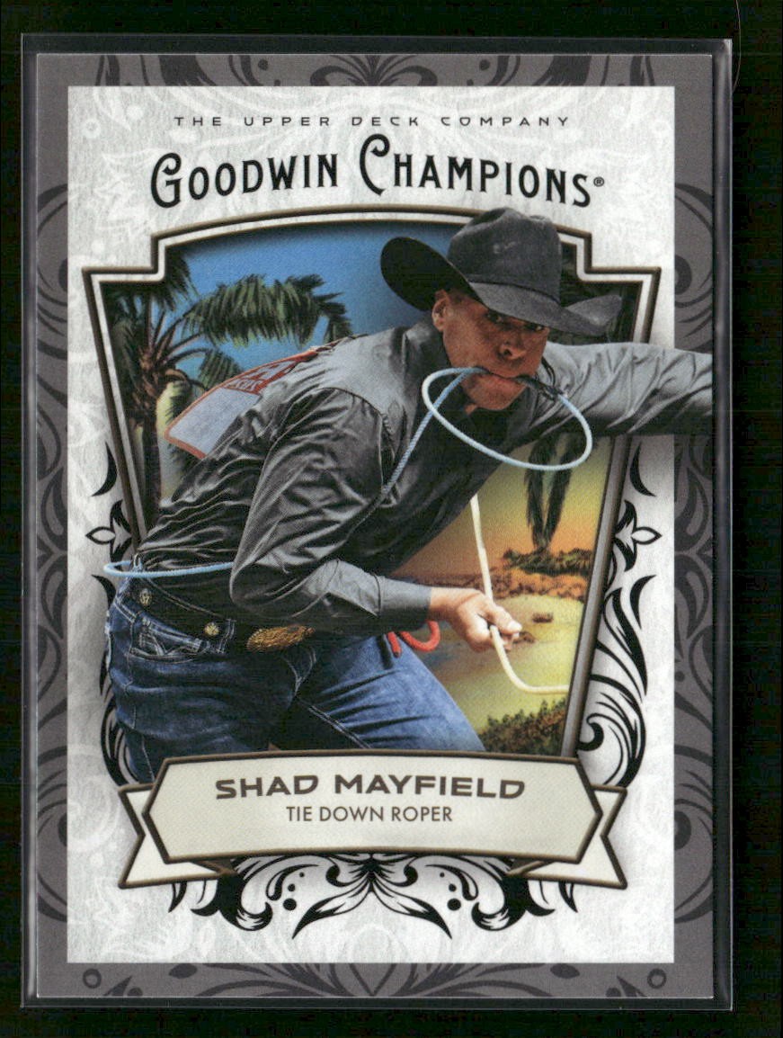 2026 UD Goodwin Champions Shad Mayfield Glossy Black #54