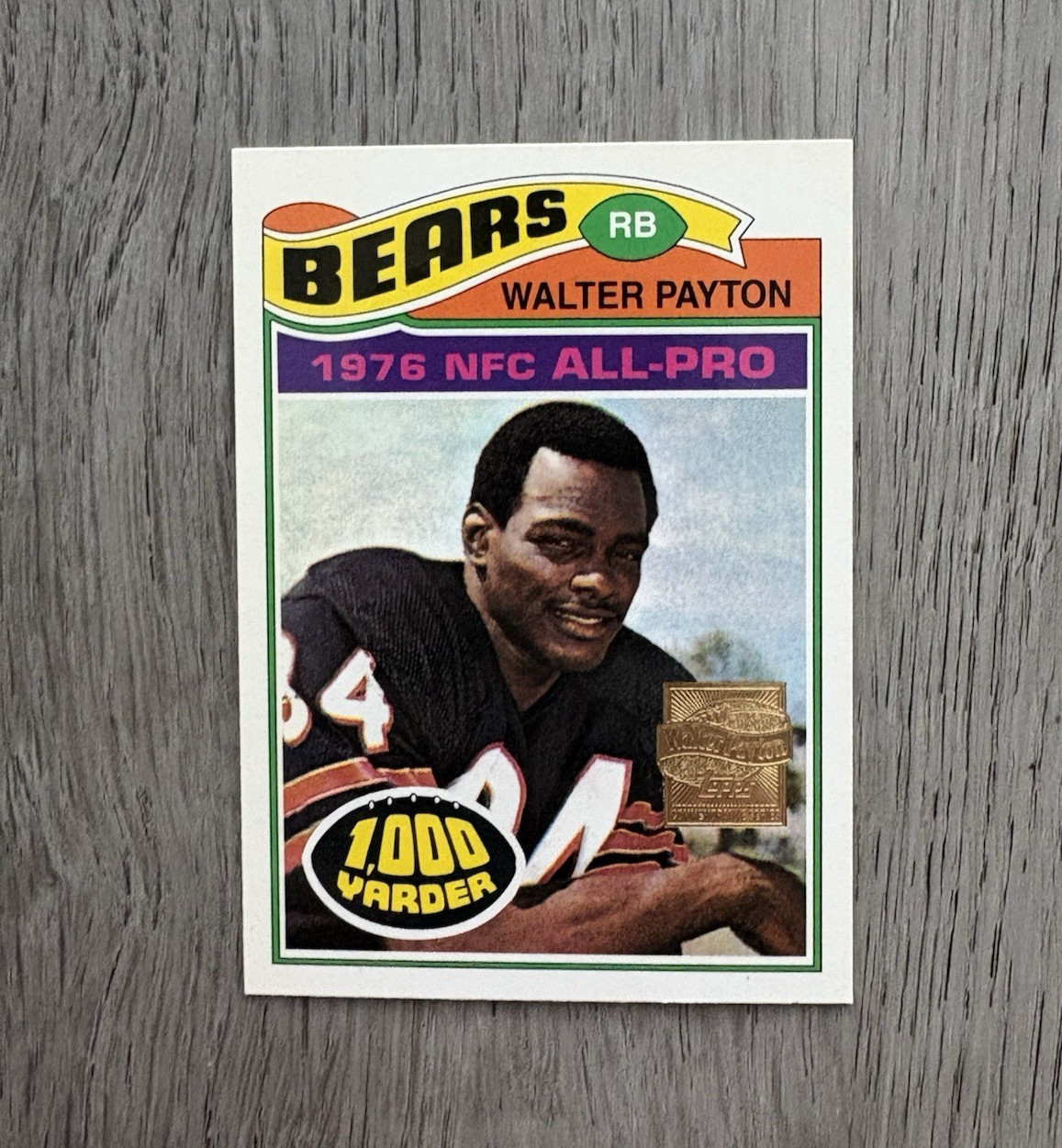2001 NFL Topps Reprint | Walter Payton | #WP2 | Chicago Bears