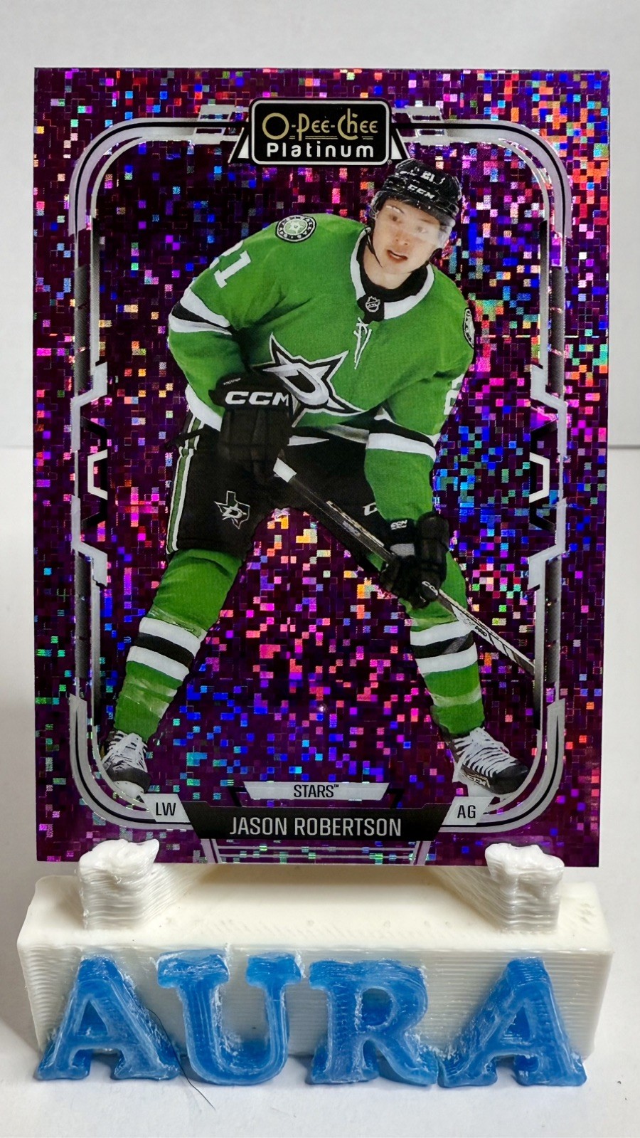 2025-26 OPC Platinum Hockey – Jason Robertson -Purple Pixels /299 Dallas Stars