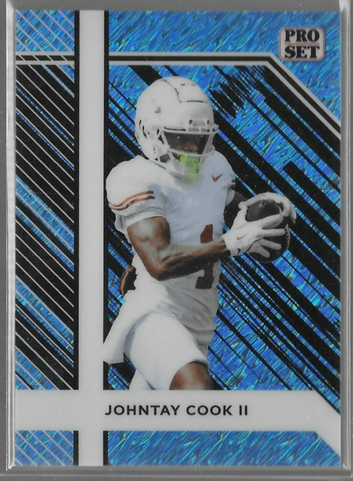 JOHNTAY COOK II 2024 Leaf Metal Collective Football RC Rookie # /20