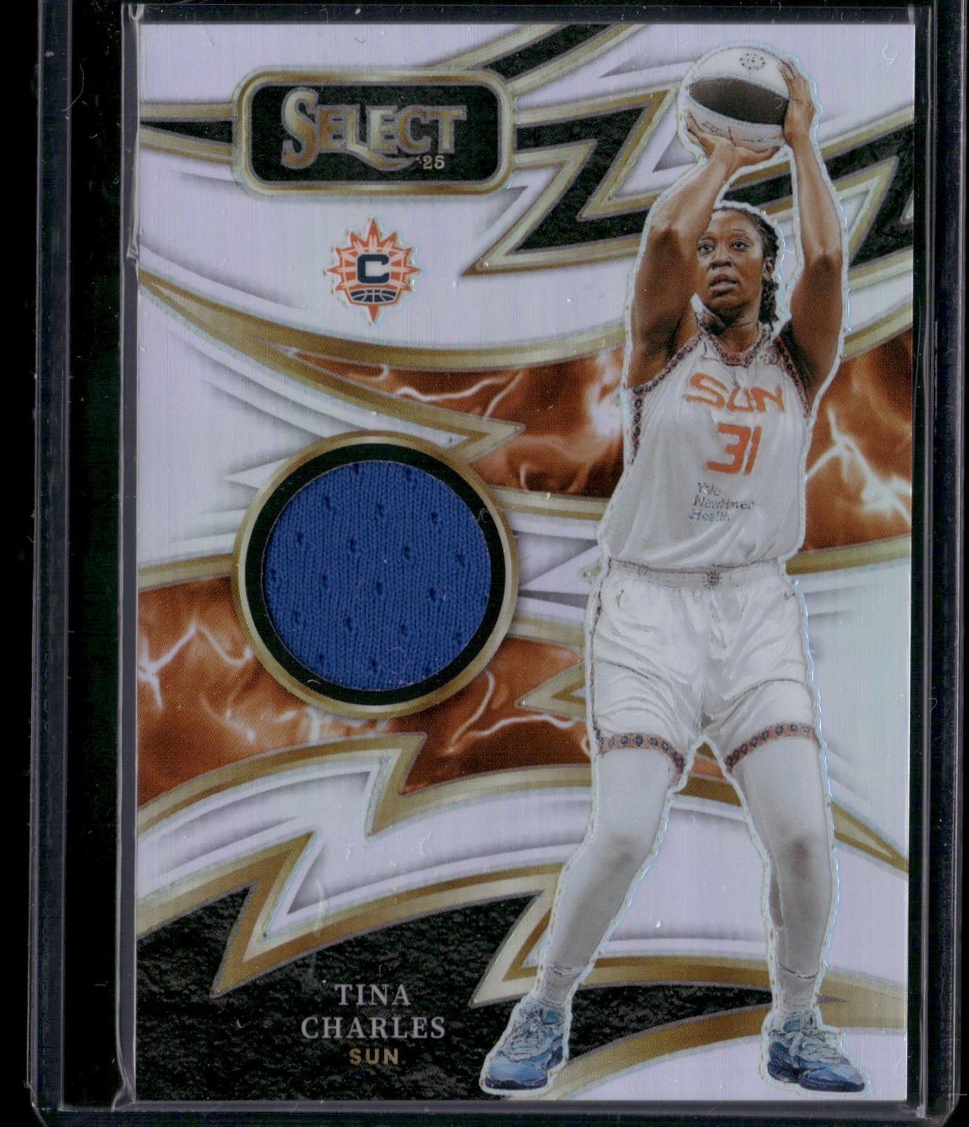2025 Panini Select WNBA Tina Charles Sparks Jersey Mem SP-TC