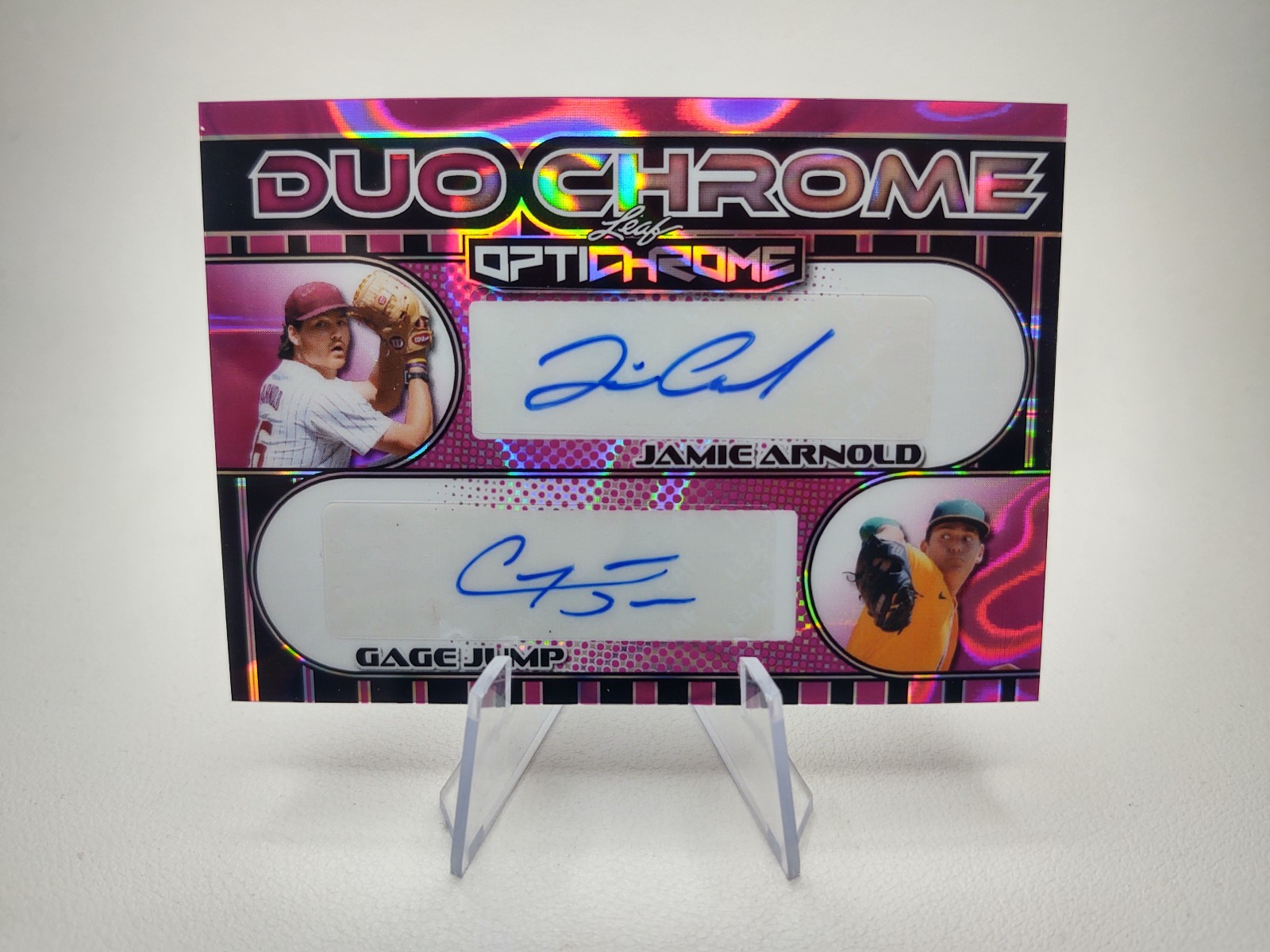 2026 Leaf Optichrome Gage Jump/Jamie Arnold Duochrome Pink Lava Autos 3/8 RC AU