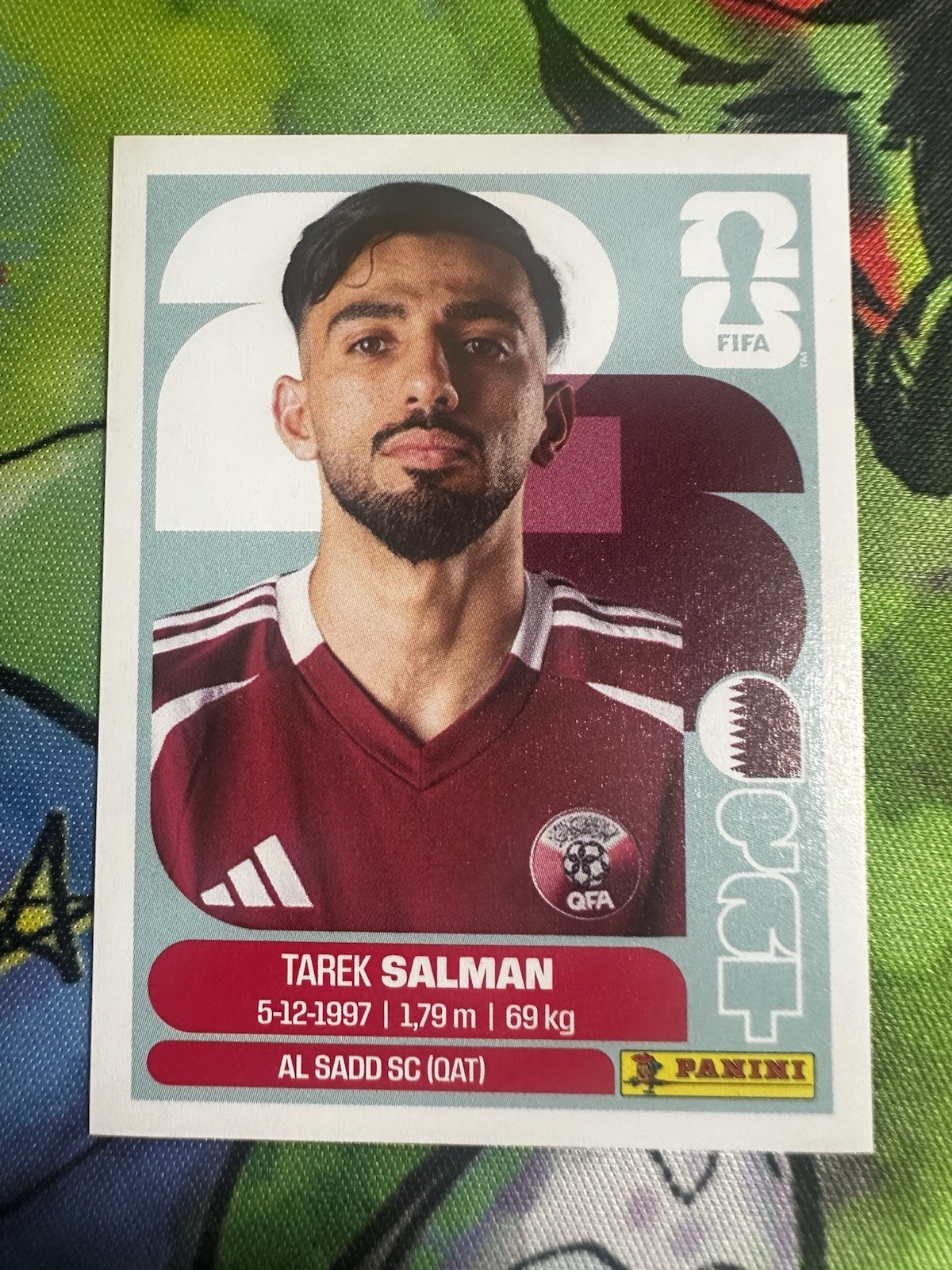2026 Panini FIFA World Cup Stickers Tarek Salman #QAT8 Qatar
