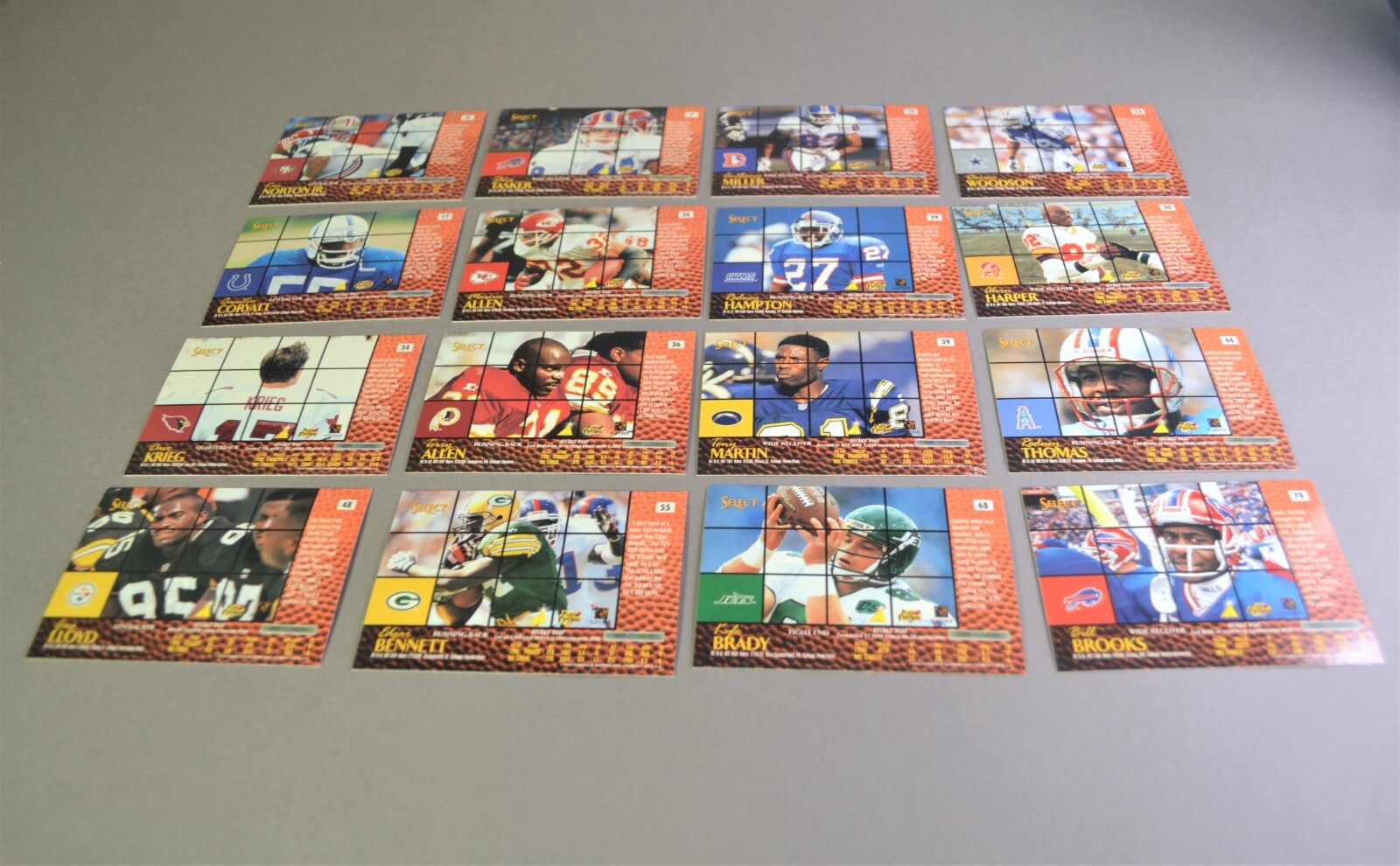1996 Select NFL Football Trading Sports Cards Various Players – Your Choice