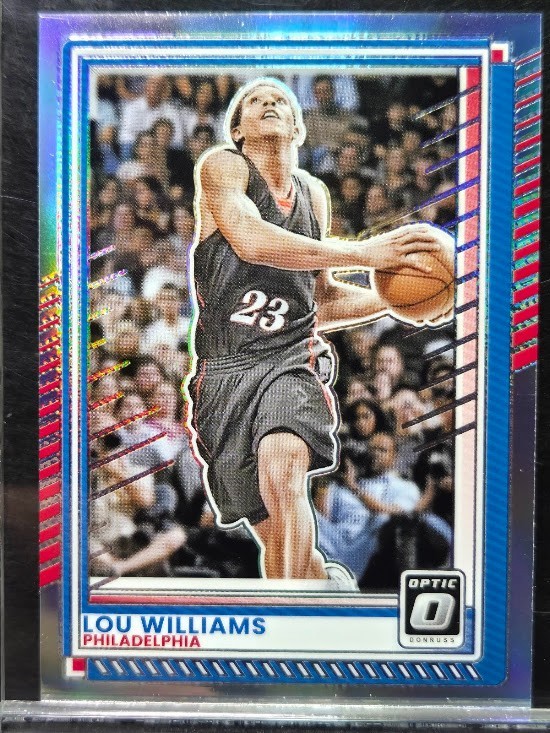 Lou Williams 2025-26 Panini Donruss #66 Optic Holo Silver Philadelphia 76ers