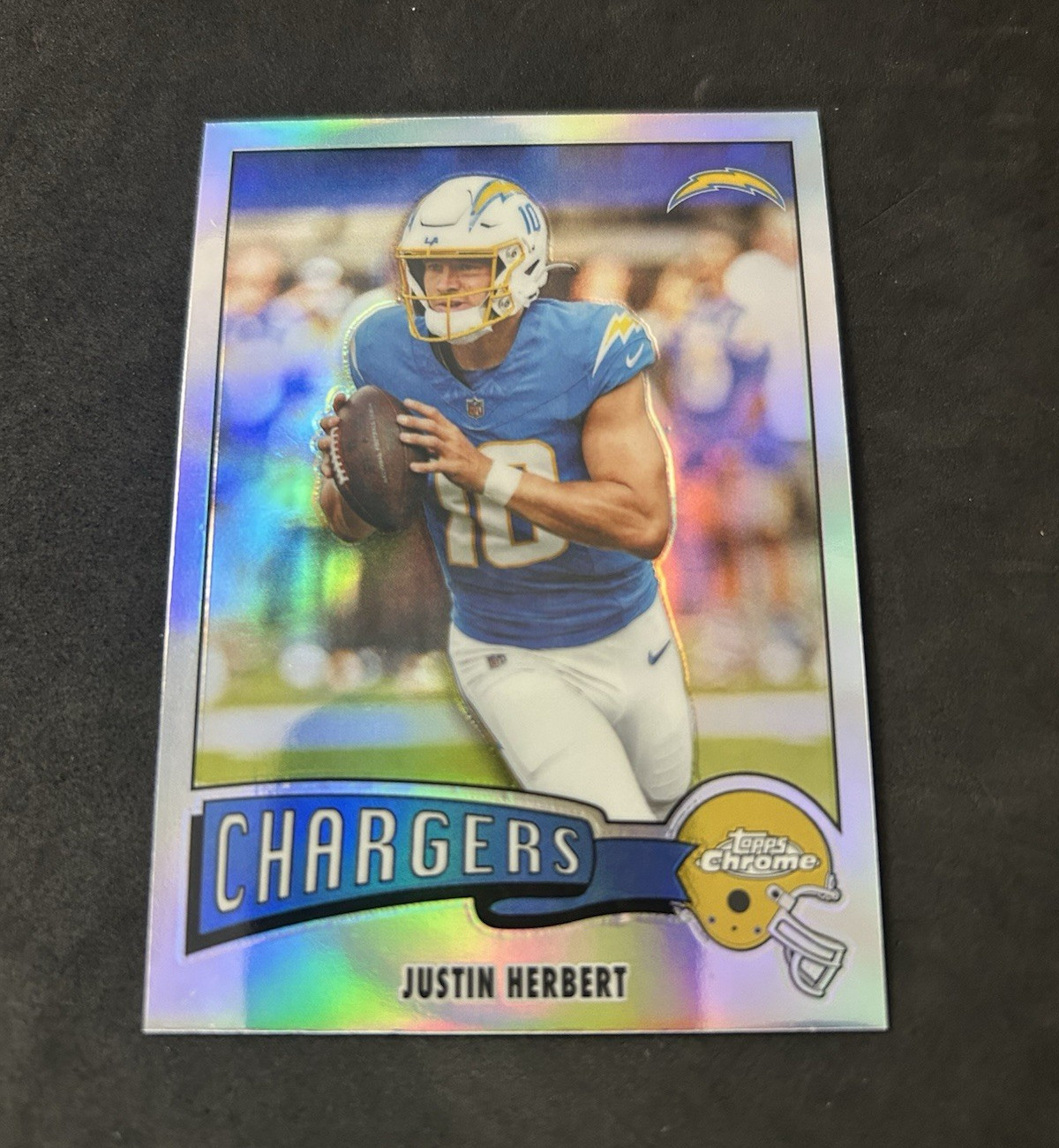 Topps 2025 Topps Chrome Justin Herbert Chargers 1975 Topps Refractor #1975-18