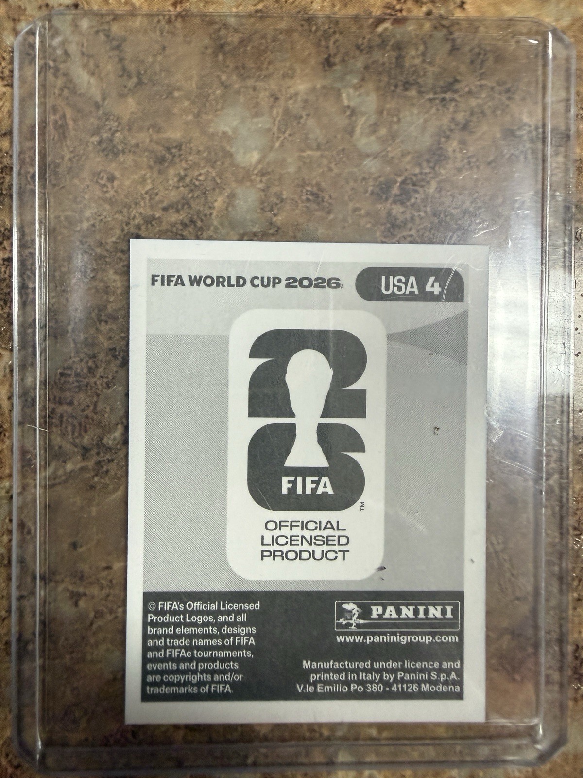 2026 Fifa World Cup Team USA Panini Tim Ream Sticker Rare Purple Parallel. USA4