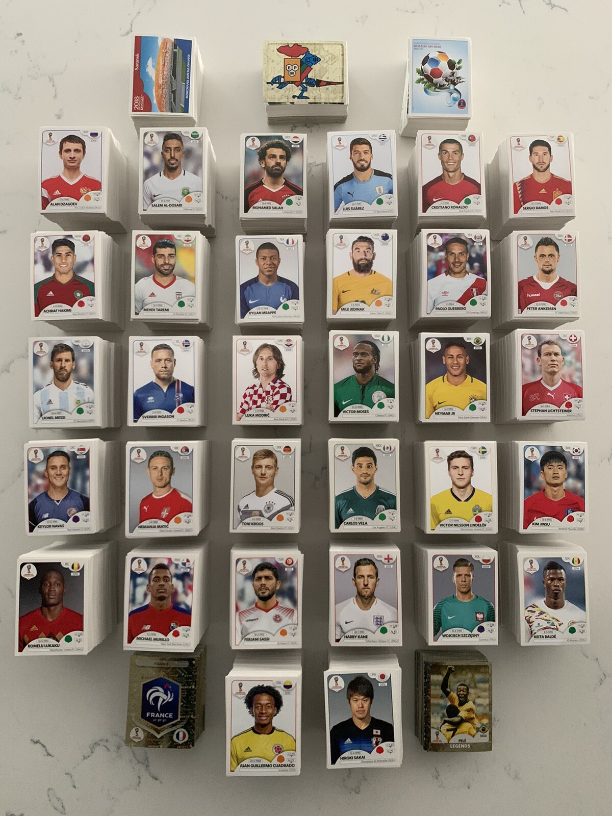 Panini FIFA World Cup RUSSIA 2018 – REGULAR STICKER CARDS #08 to #269