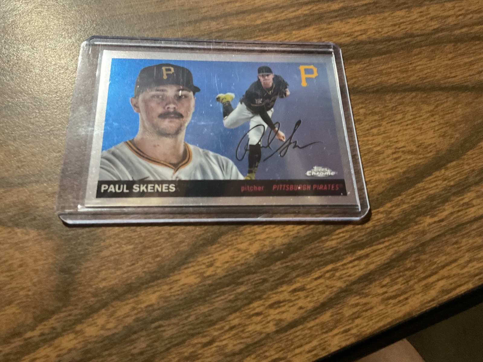 10 Topps Baseball Paul Skenes Pittsburgh Pirates 1 is a 2024 Topps Heritage PSA9