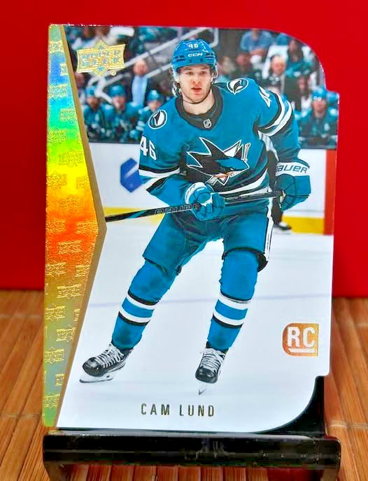 2025-26 Upper Deck Series 2 Cam Lund Rookie Die-Cuts #RTD-19 San Jose Sharks