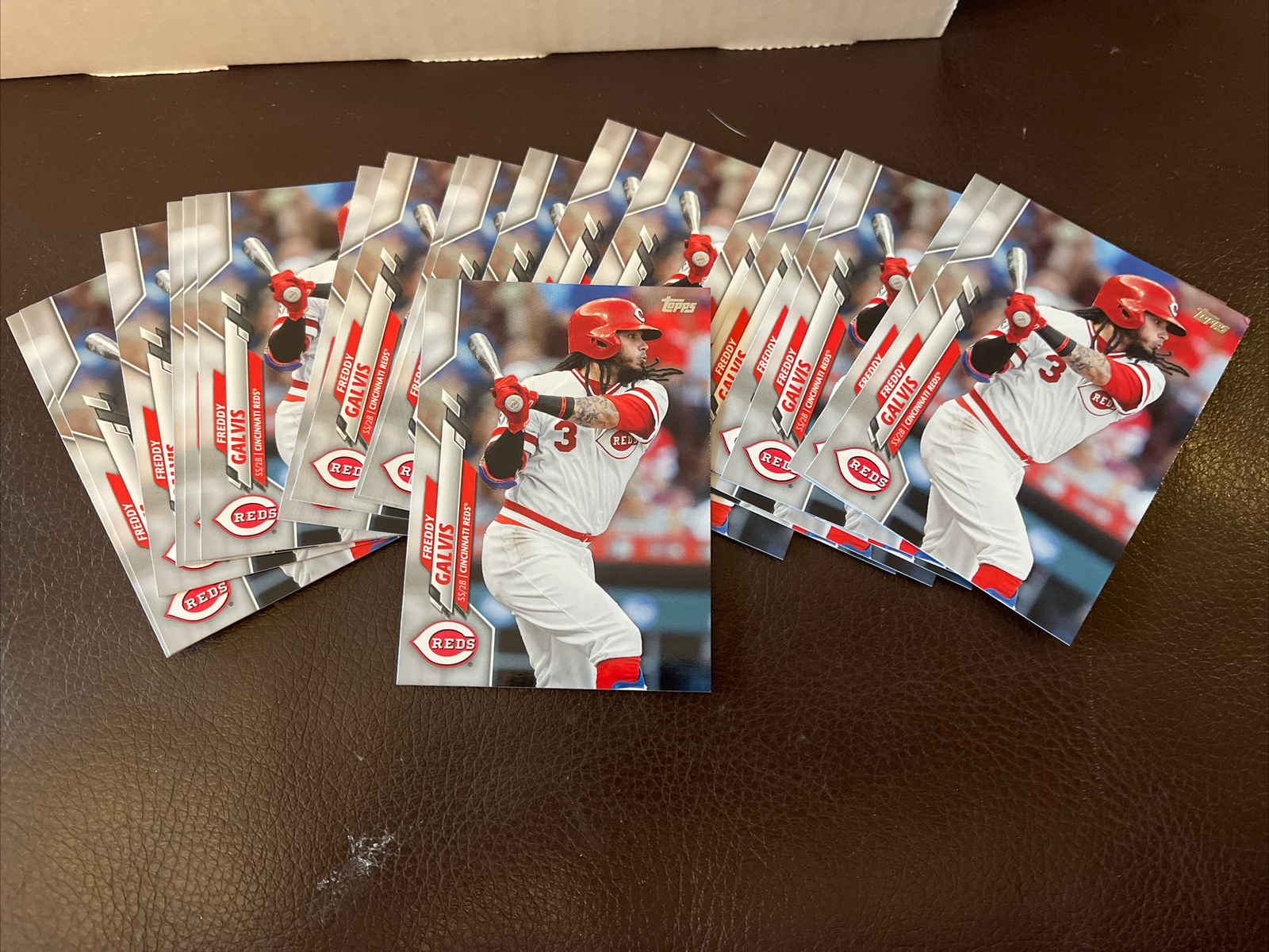 Lot Of 20 2020 Topps BASECARDS FREDDY GALVIS REDS #685 BULK