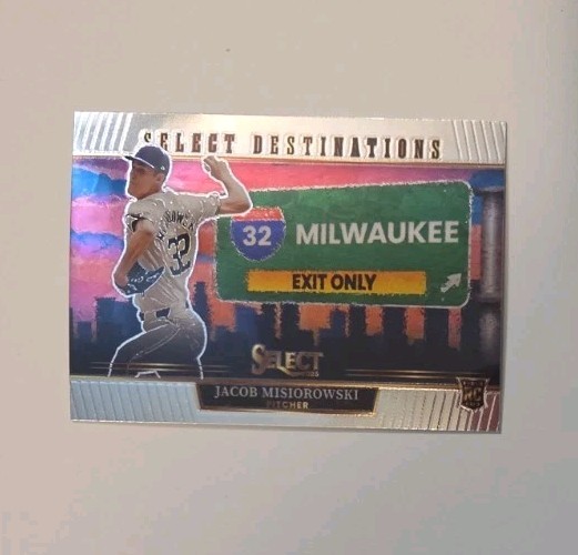 2025 Panini Select – Select Destinations Jacob Misiorowski #19 (RC)