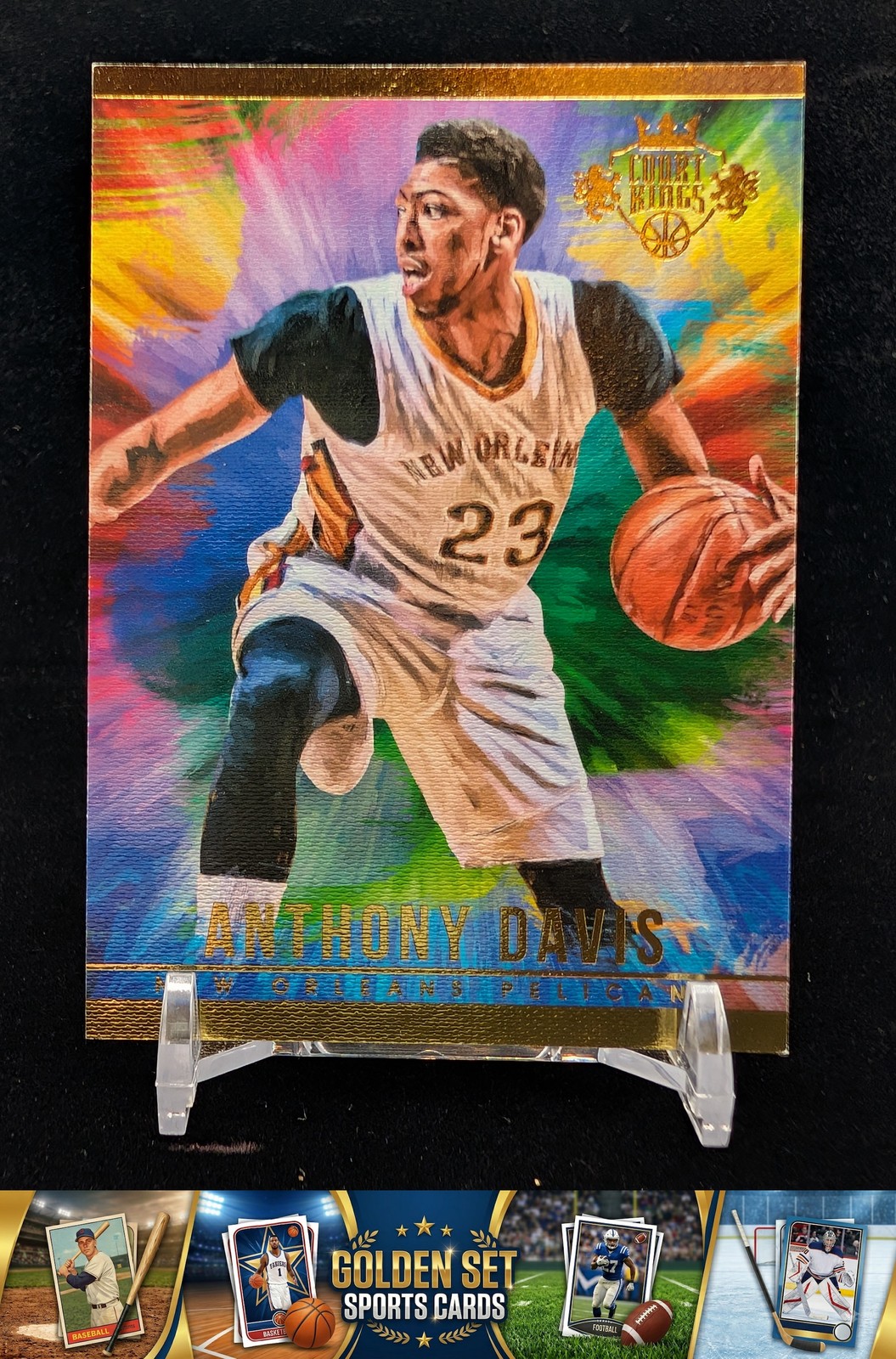 2015-16 Panini Court Kings #8 Anthony Davis Aurora