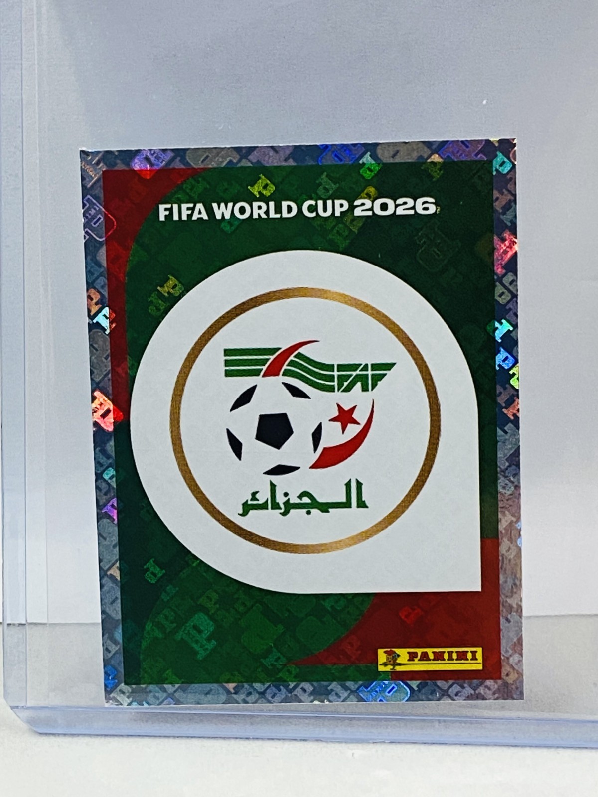 2026 Panini FIFA World Cup Stickers Algeria Badge Logo Foil ALG 1