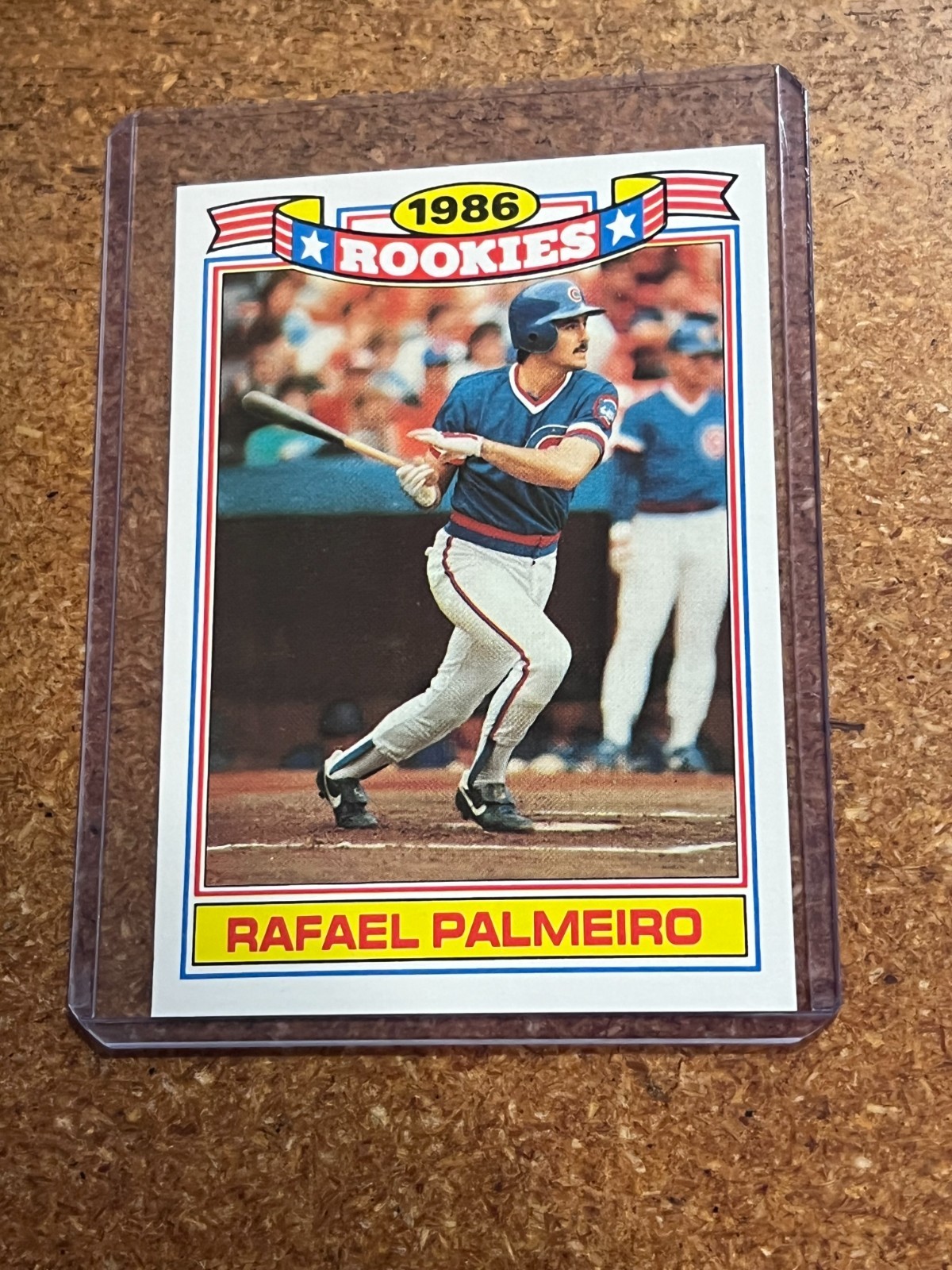 1986 Topps Baseball Glossy Rookies Commemorative Set # 12 Rafael Palmeiro