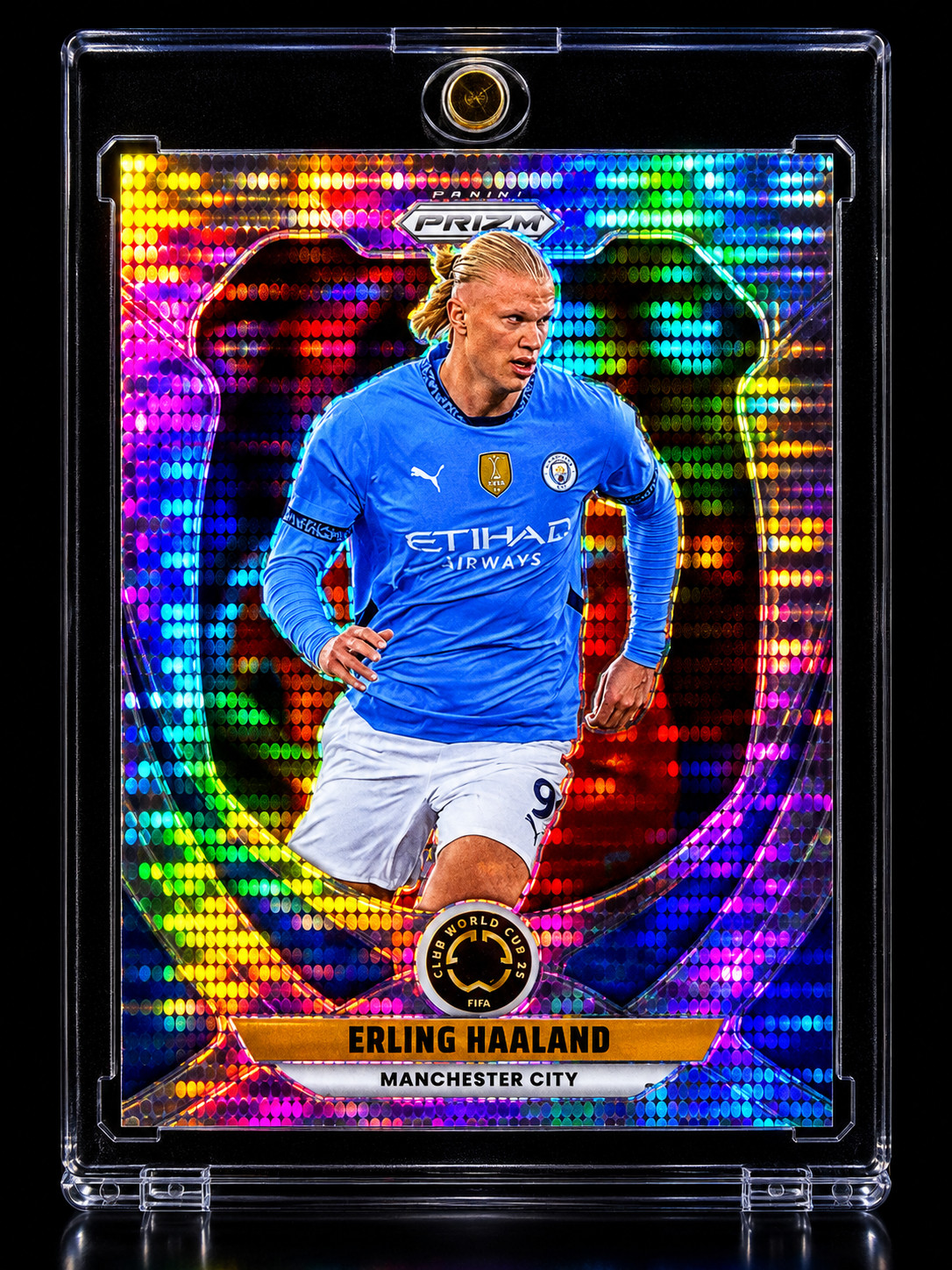 ERLING HAALAND SILVER DISCO REFRACTOR PRIZM Holo Panini SP Norway World Cup GOAT