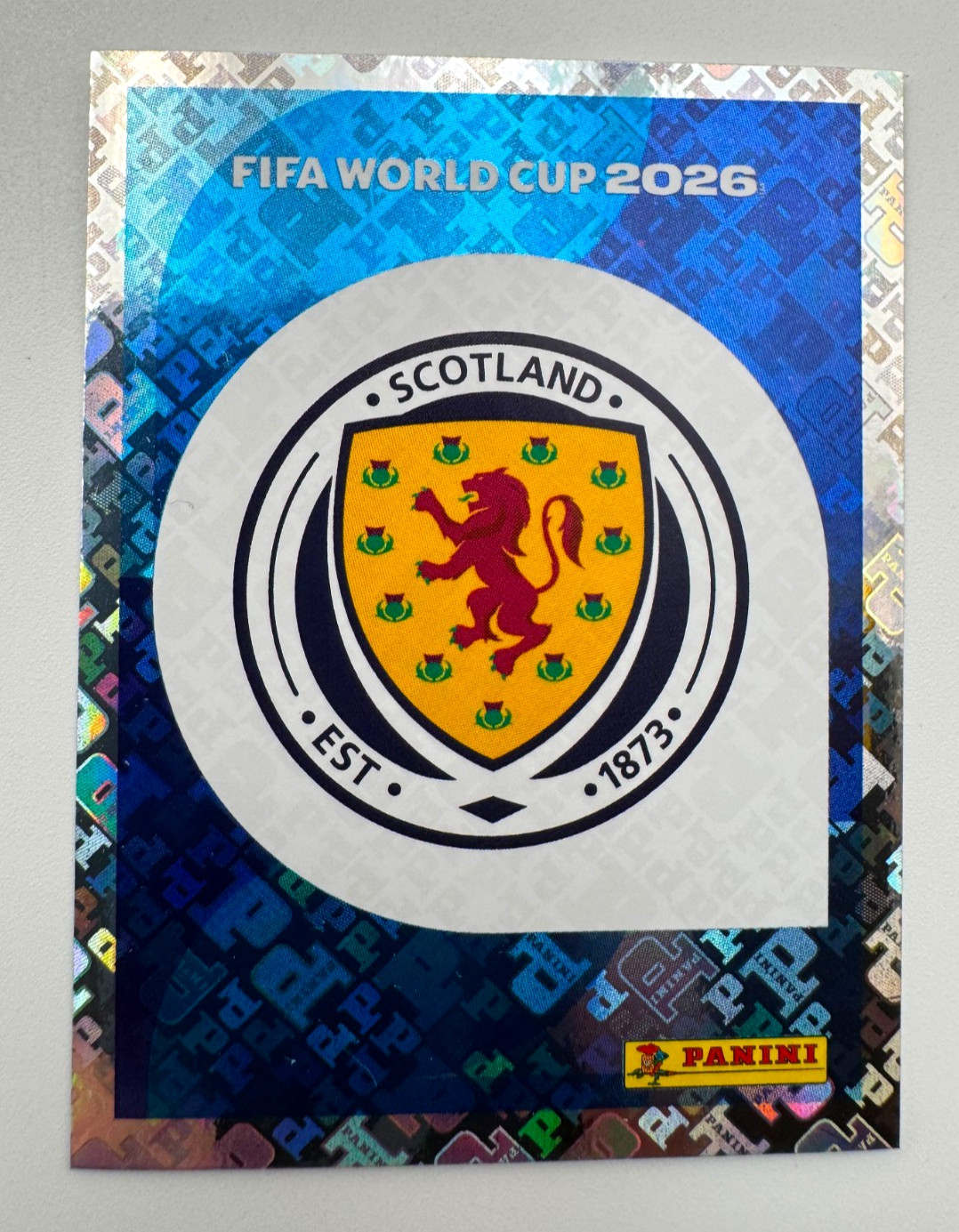 2026 100% Authentic Panini FIFA World Cup Scotland Stickers Team — You Pick