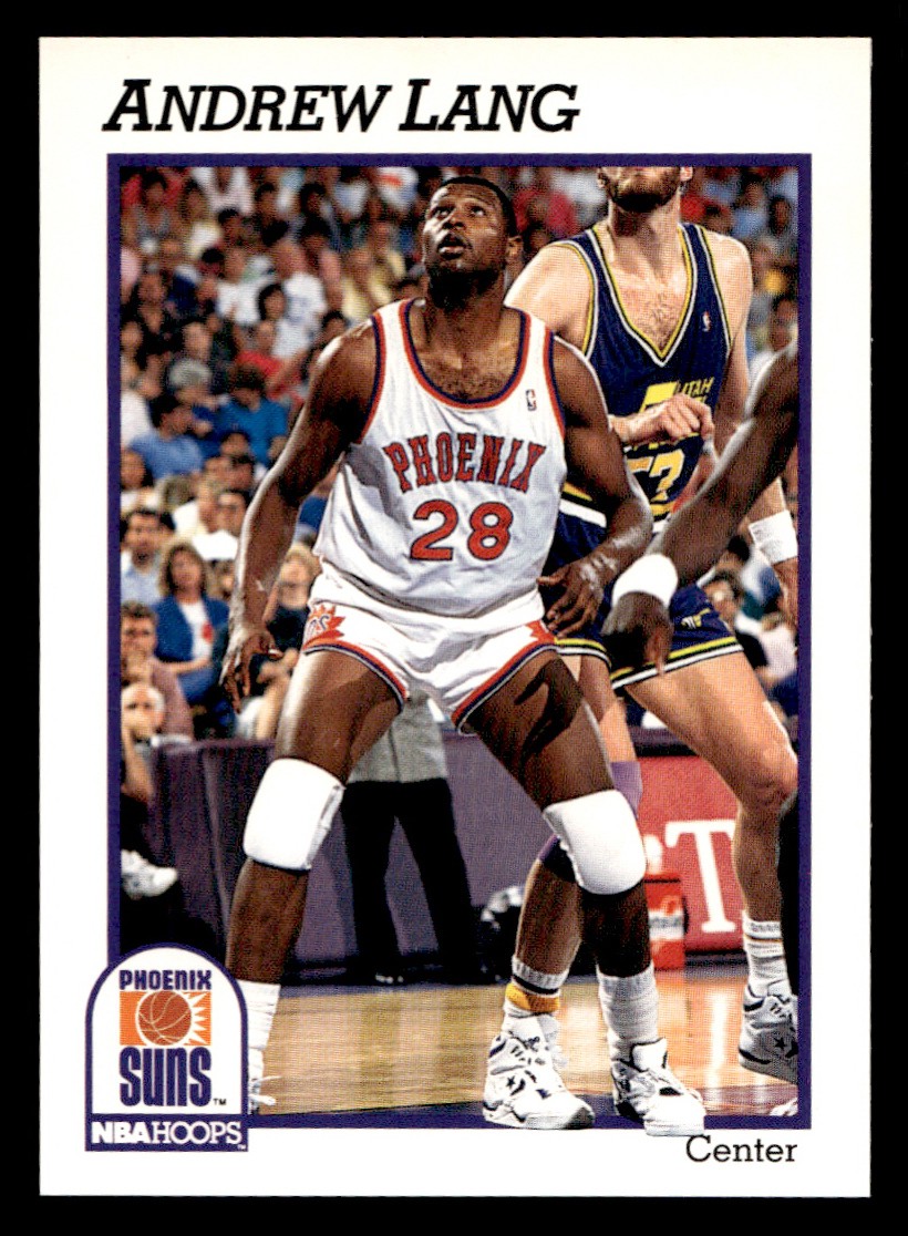 1991-92 NBA Hoops – Andrew Lang #166 Basketball Sports Card Raw Trading Card