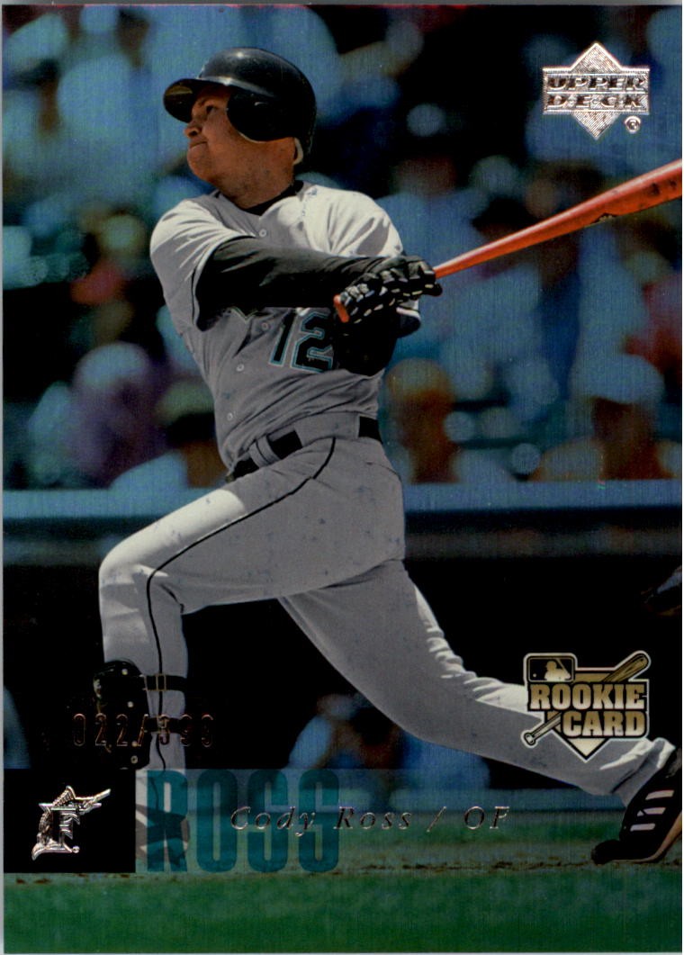 2006 Upper Deck Rookie Foil Silver #936 Cody Ross /399 – BB