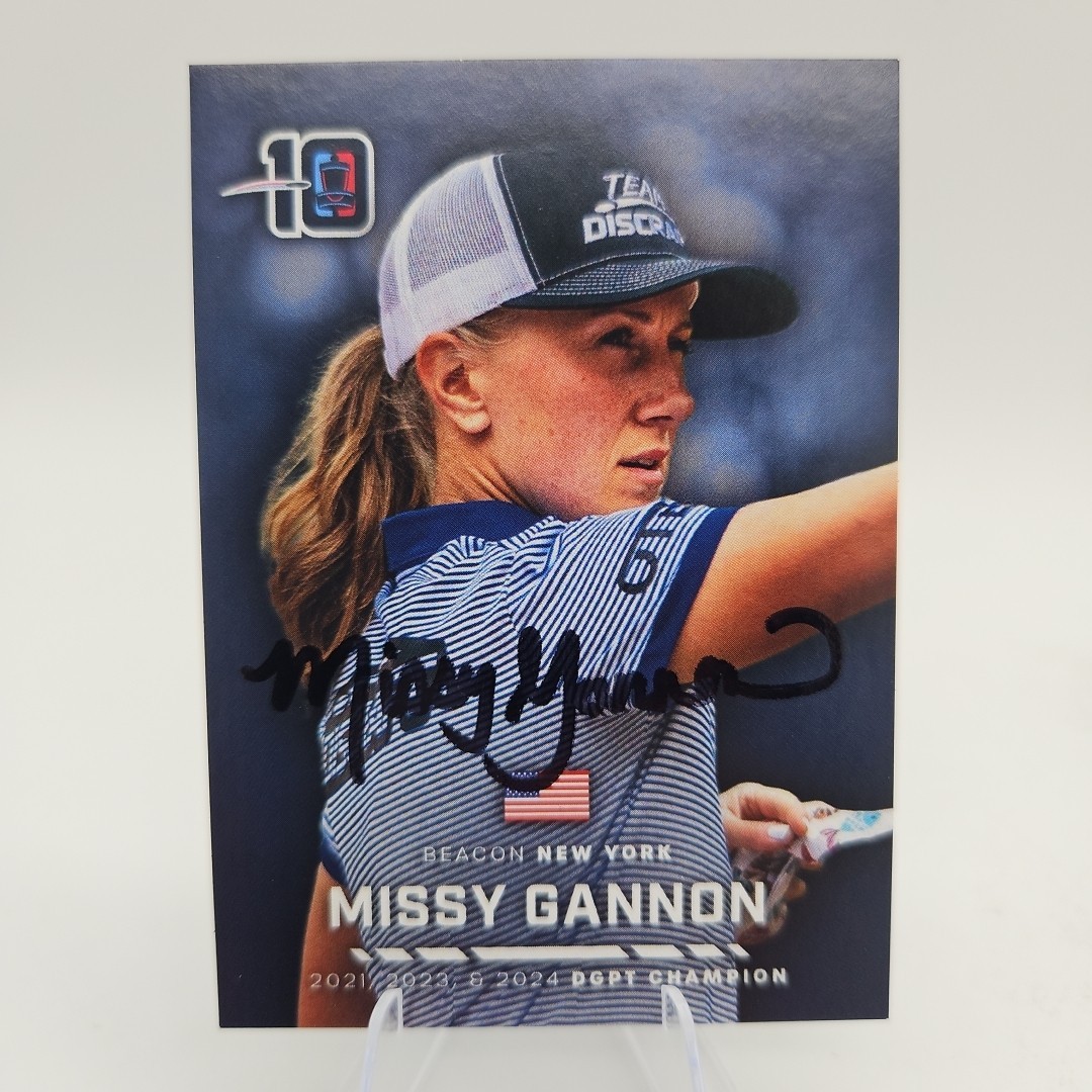 2025 DGPT 10yr #9 Missy Gannon – Discraft Autograph