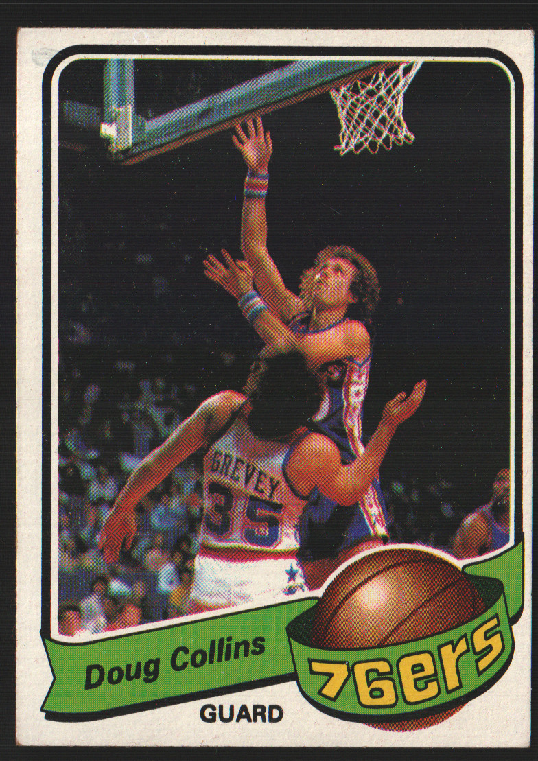 1979-80 Topps Basketball #64 – Doug Collins – Philadelphia 76ers 79-059