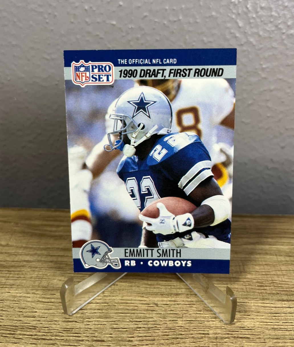 1990 Pro Set NFL – Emmit Smith # 685 Rookie (HOF) – Dallas Cowboys (RC) Rookie