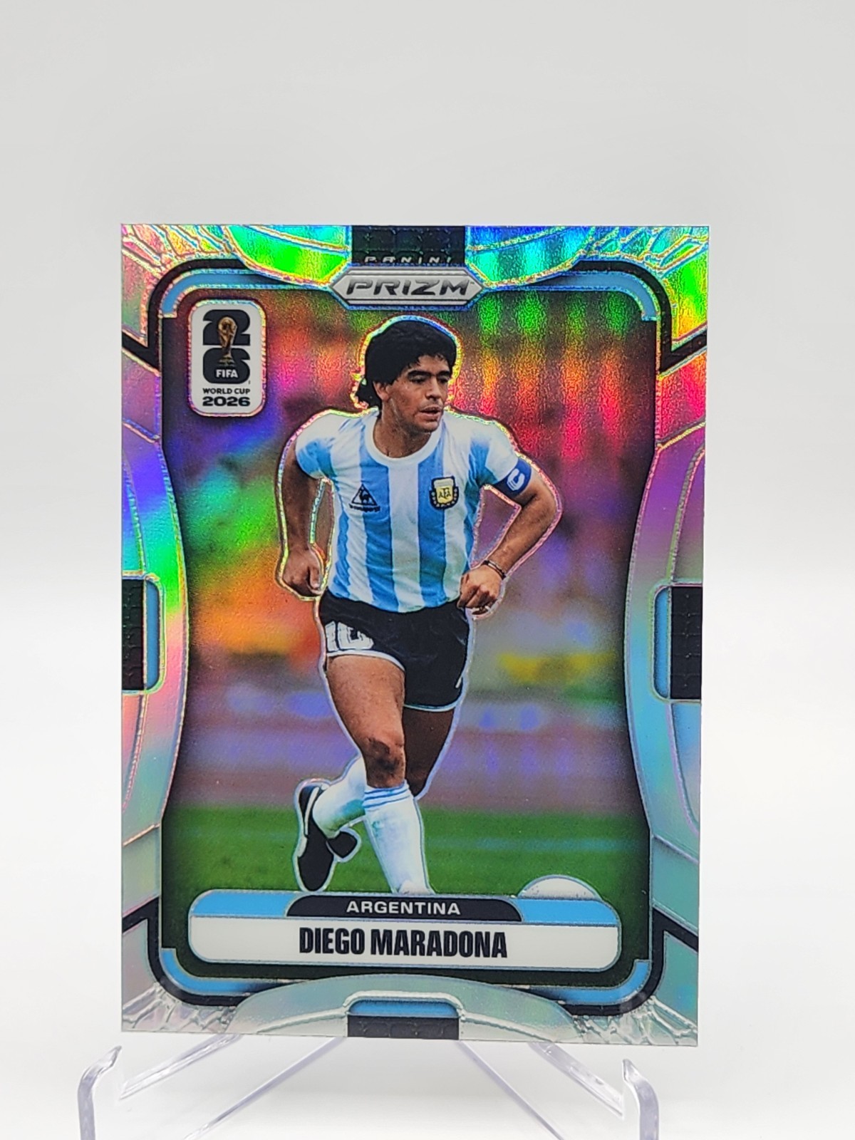 Panini 2026 Prizm Fifa World Cup Diego Maradona True Silver