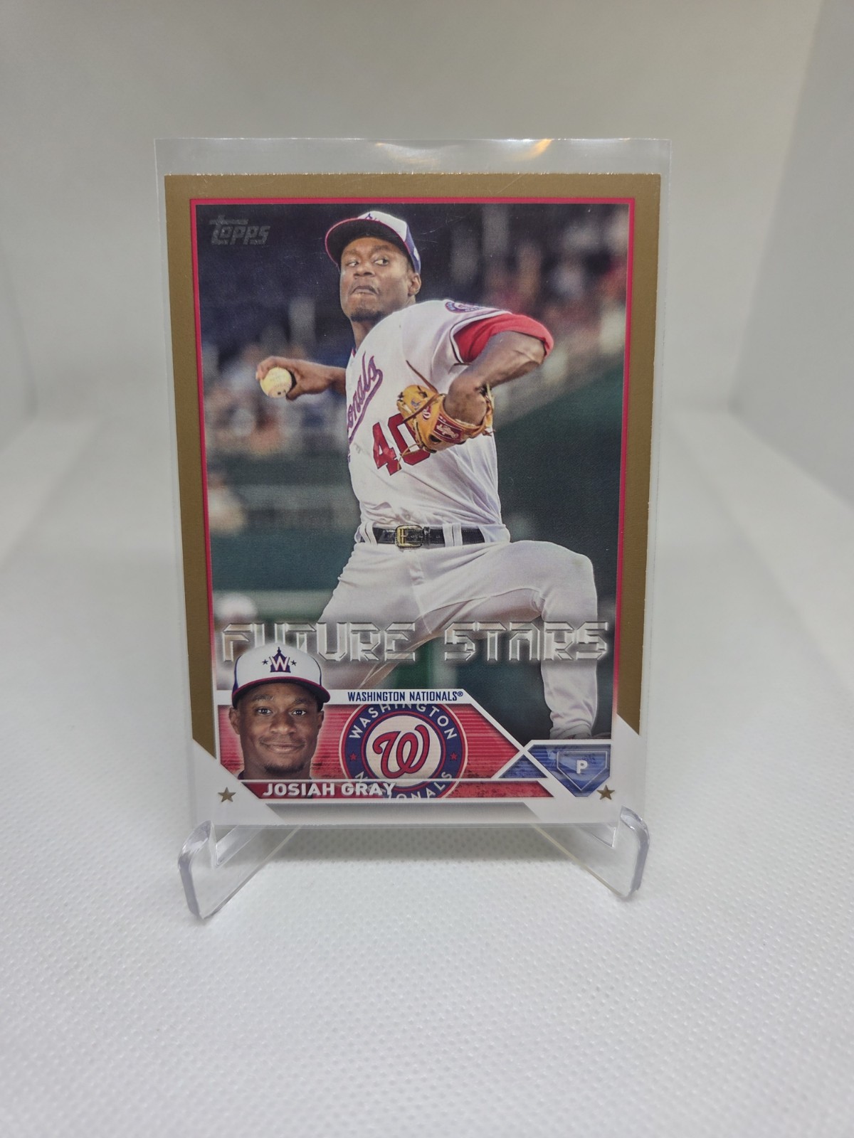 Josiah Gray – /2023 – Gold – Future Stars – 2023 Topps Series 1 – #149