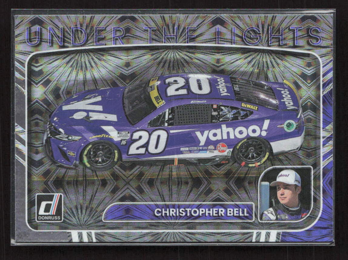 2023 Donruss #UL14 Christopher Bell Under The Lights Joe Gibbs Racing (W)