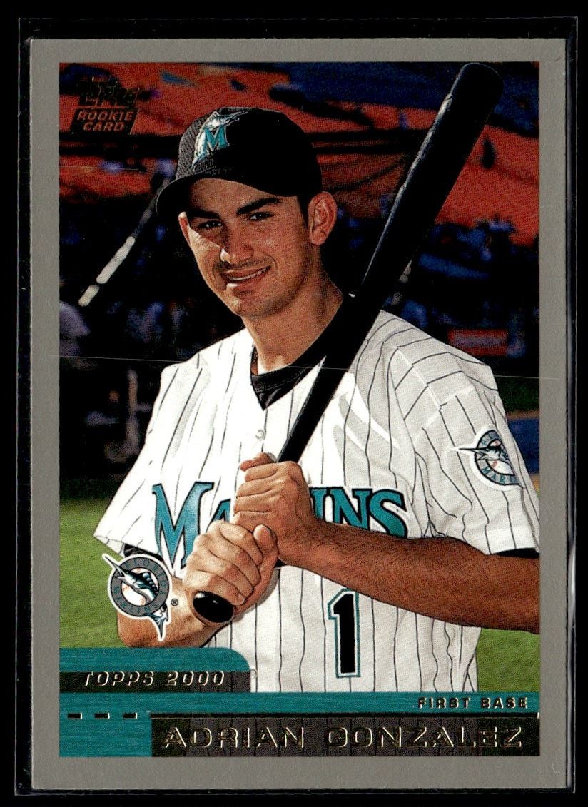 2000 Topps Traded & Rookies Adrian Gonzalez RC Florida Marlins #T81