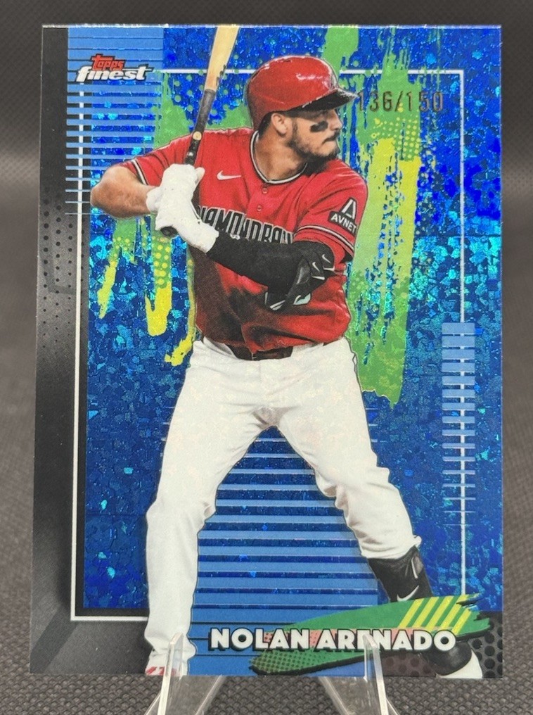 2026 Topps Finest – Nolan Arenado – Blue Mini-Diamond Refractor #77 /150