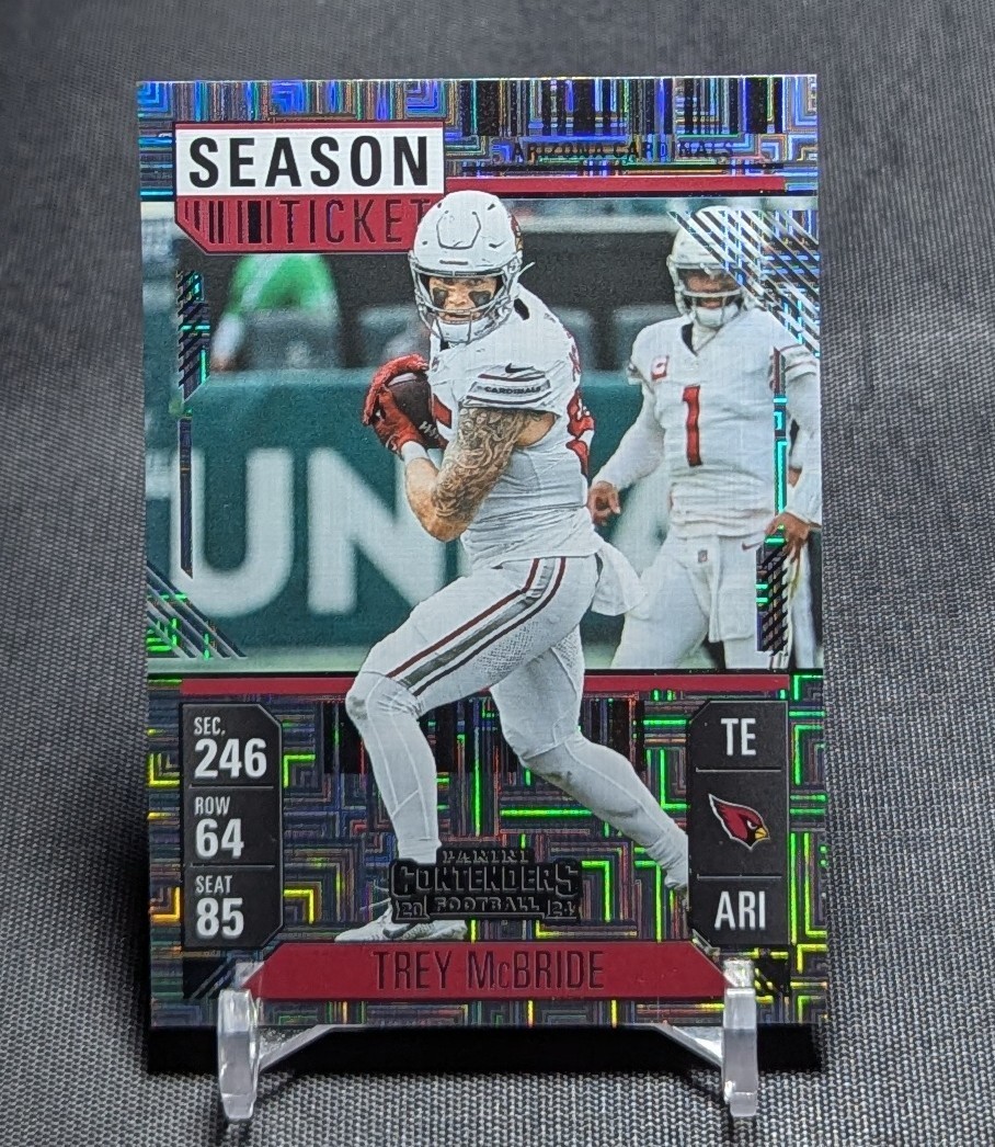 Trey Mcbride Hobby Exclusive Mojo 2024 Contenders Football #1 Arizona Cardinals