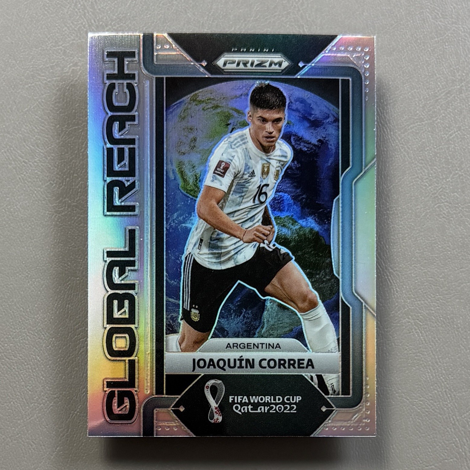2022 Prizm World Cup JOAQUIN CORREA Global Reach #22 Silver Prizm – Argentina